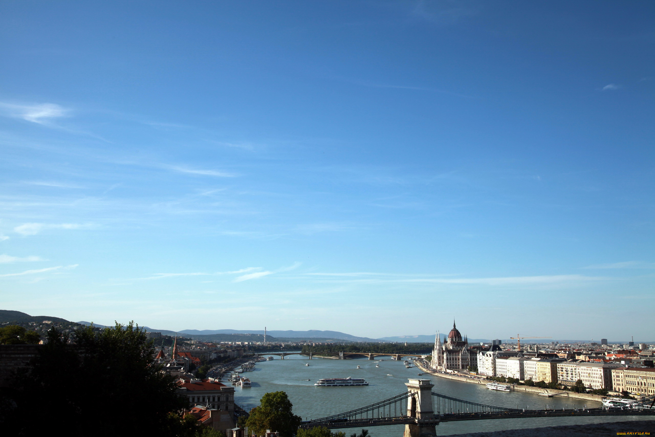 города, будапешт, , венгрия, панорама