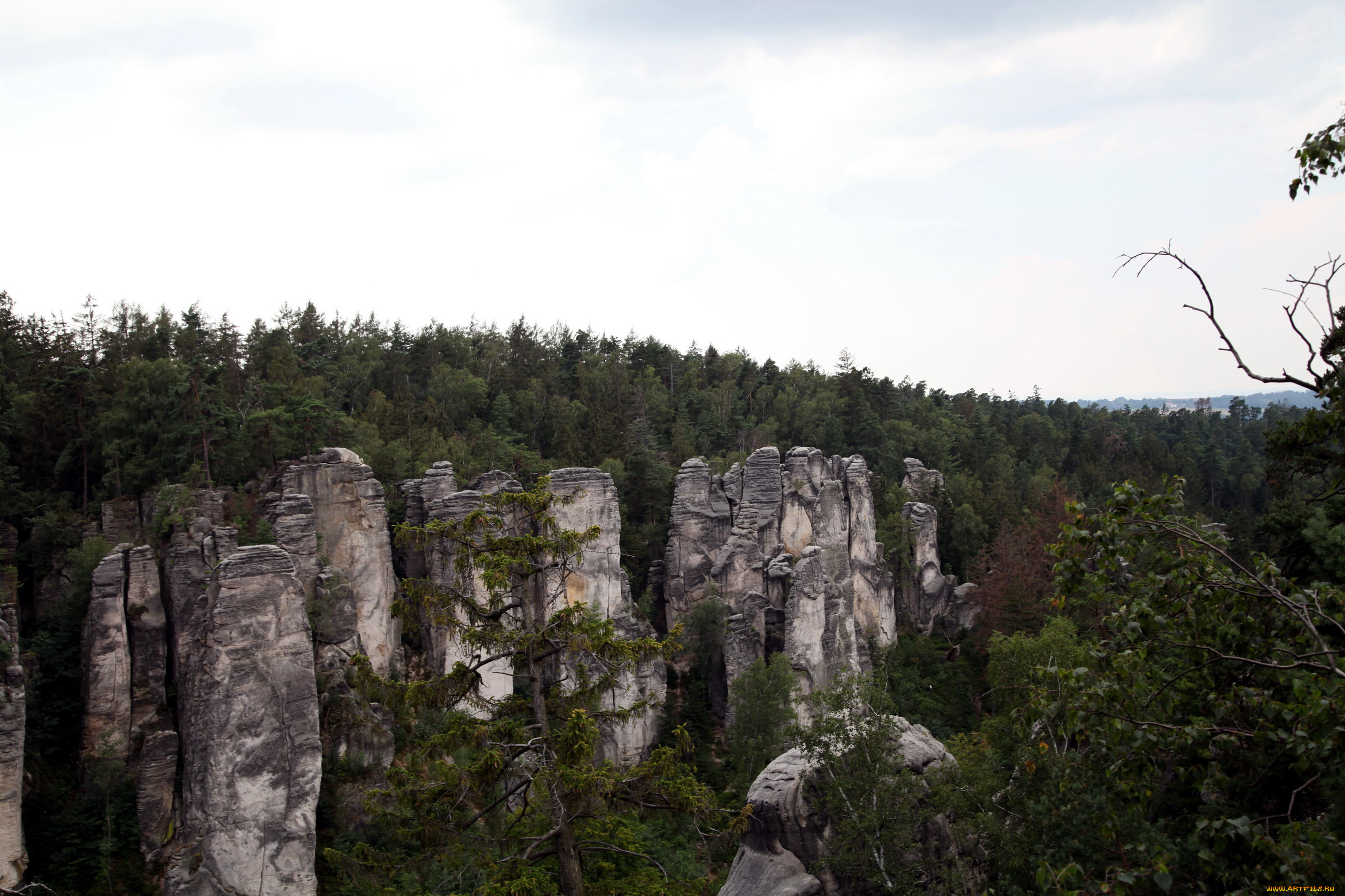 заповедник, чешский, рай, природа, горы, заповедник, чешский, рай