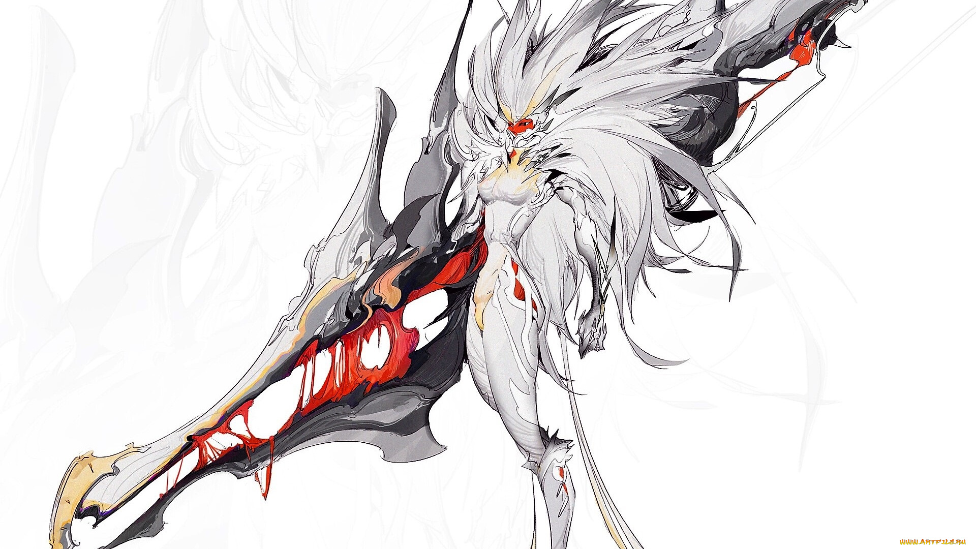 аниме, оружие, , техника, , технологии, девушка