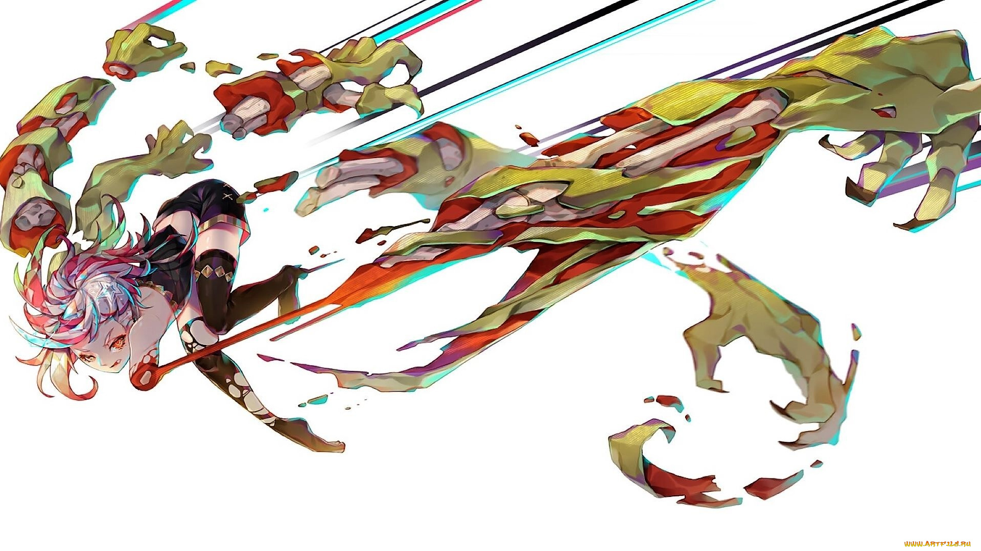 аниме, unknown, , другое, , девушка, руки