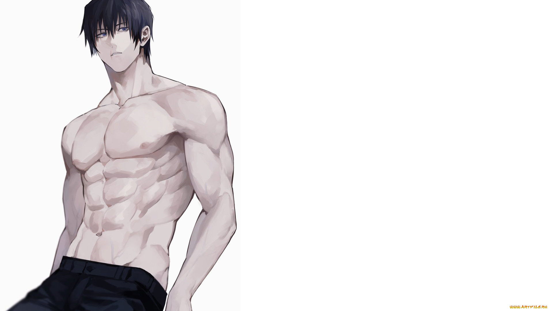 аниме, unknown, , другое, , парень, торс, брюки