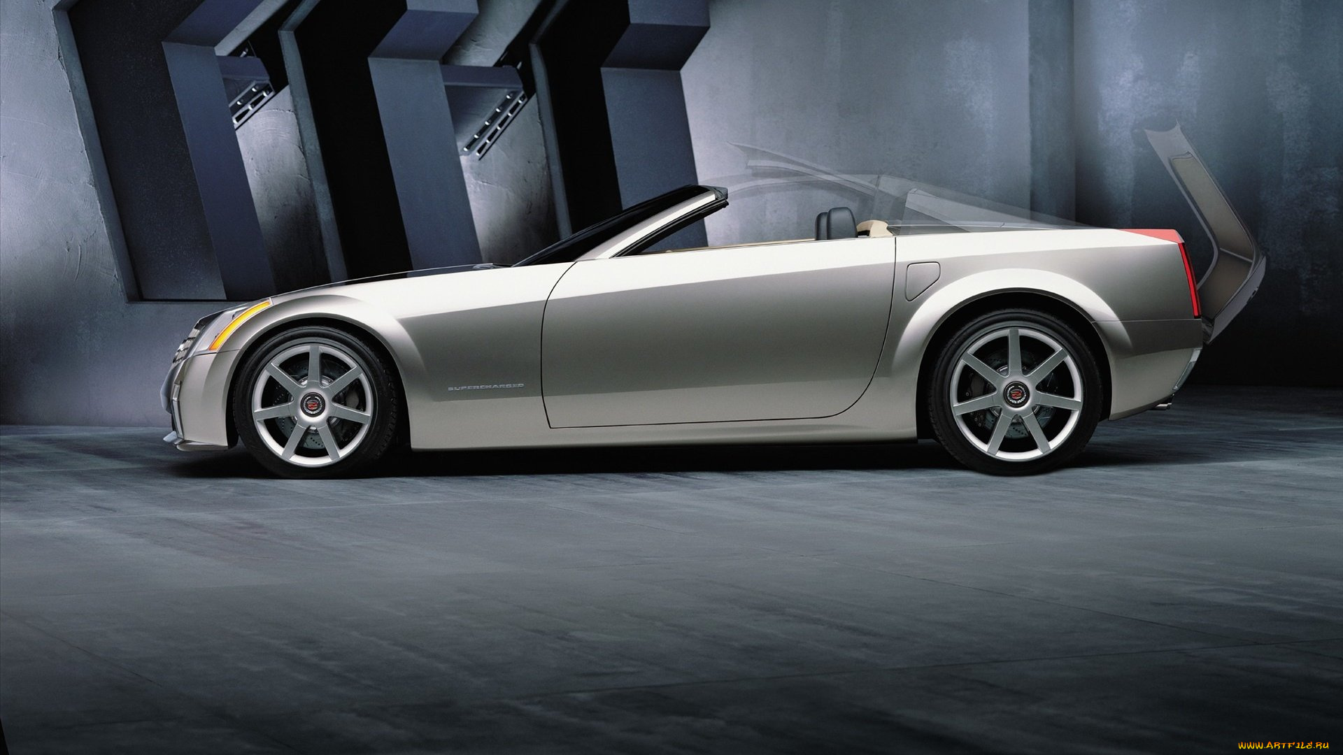 автомобили, cadillac, кадиллак, серебристый, кабриолет