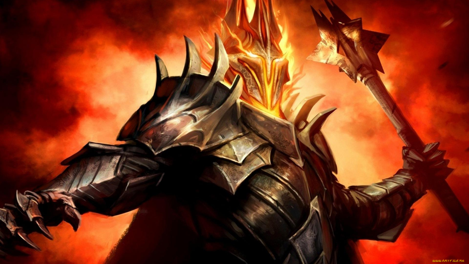 фэнтези, _lord, of, the, rings, саурон, булава