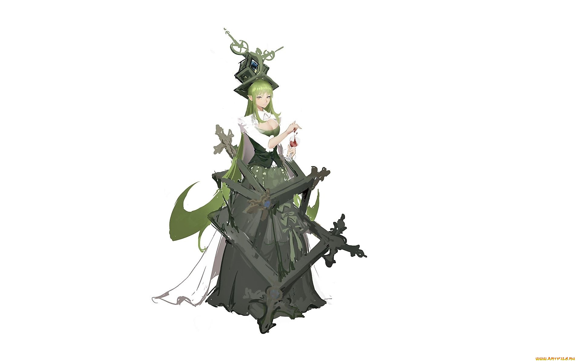 аниме, unknown, , другое, , девушка, наряд