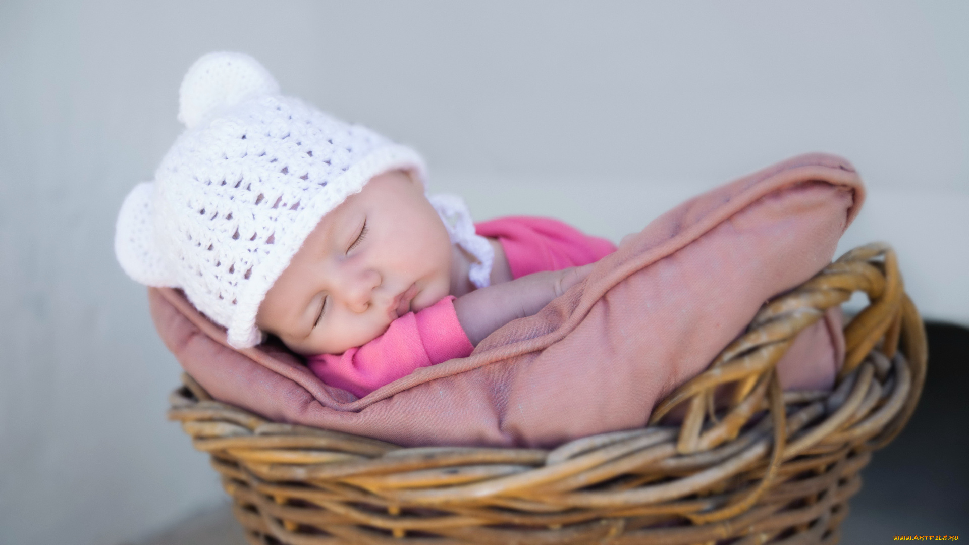 разное, дети, ребенок, шапка, корзина