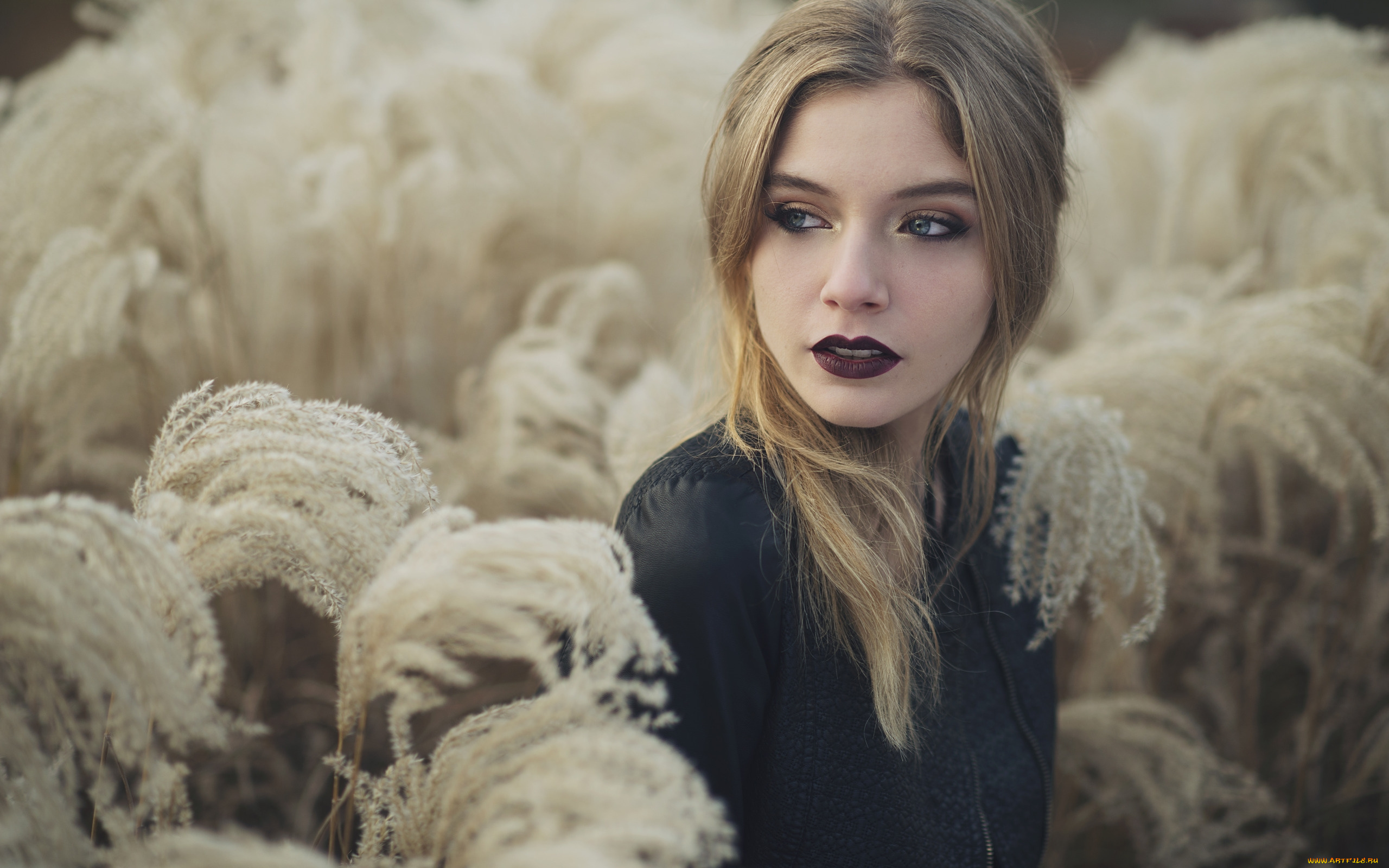 девушки, -, лица, , портреты, макияж