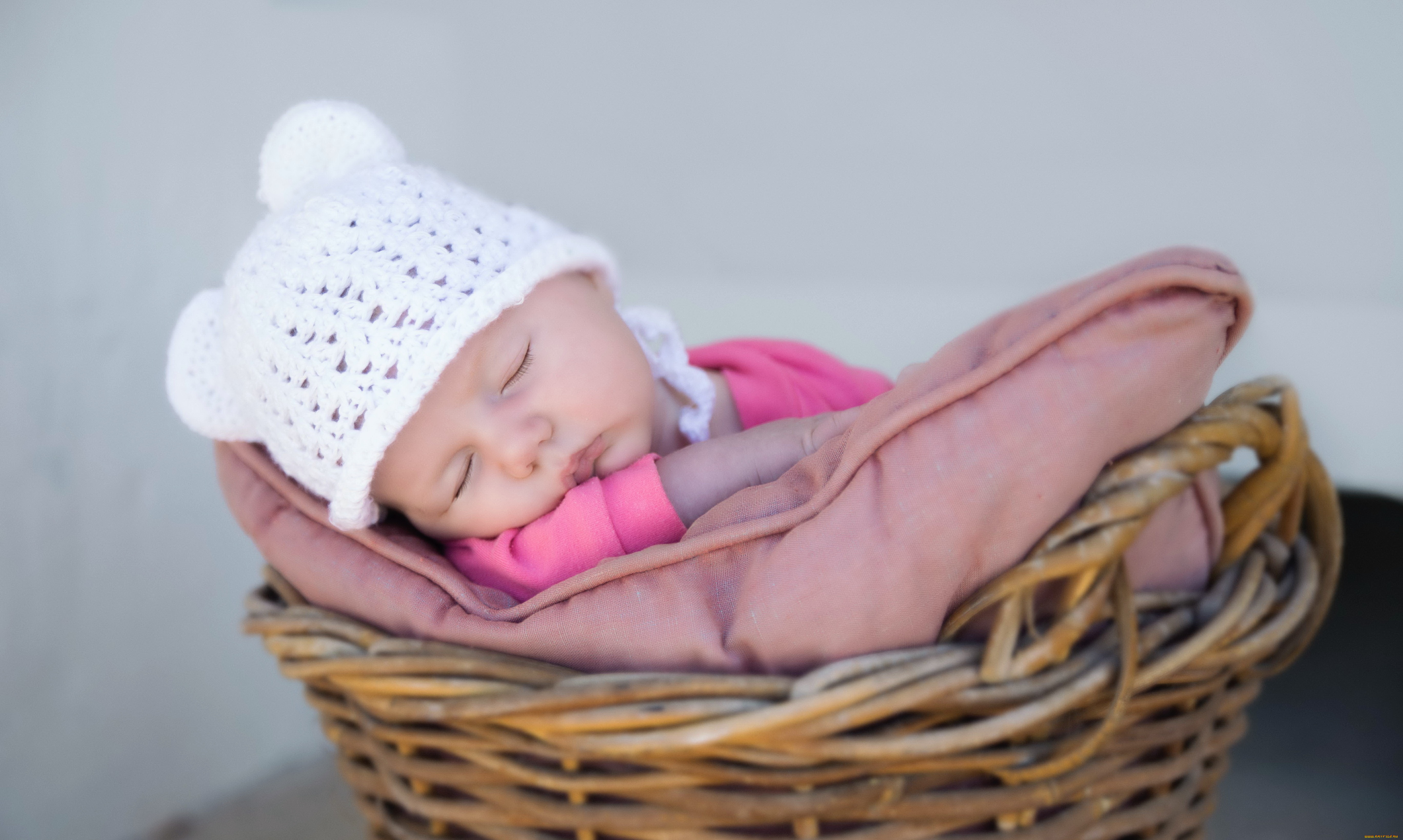 разное, дети, ребенок, шапка, корзина
