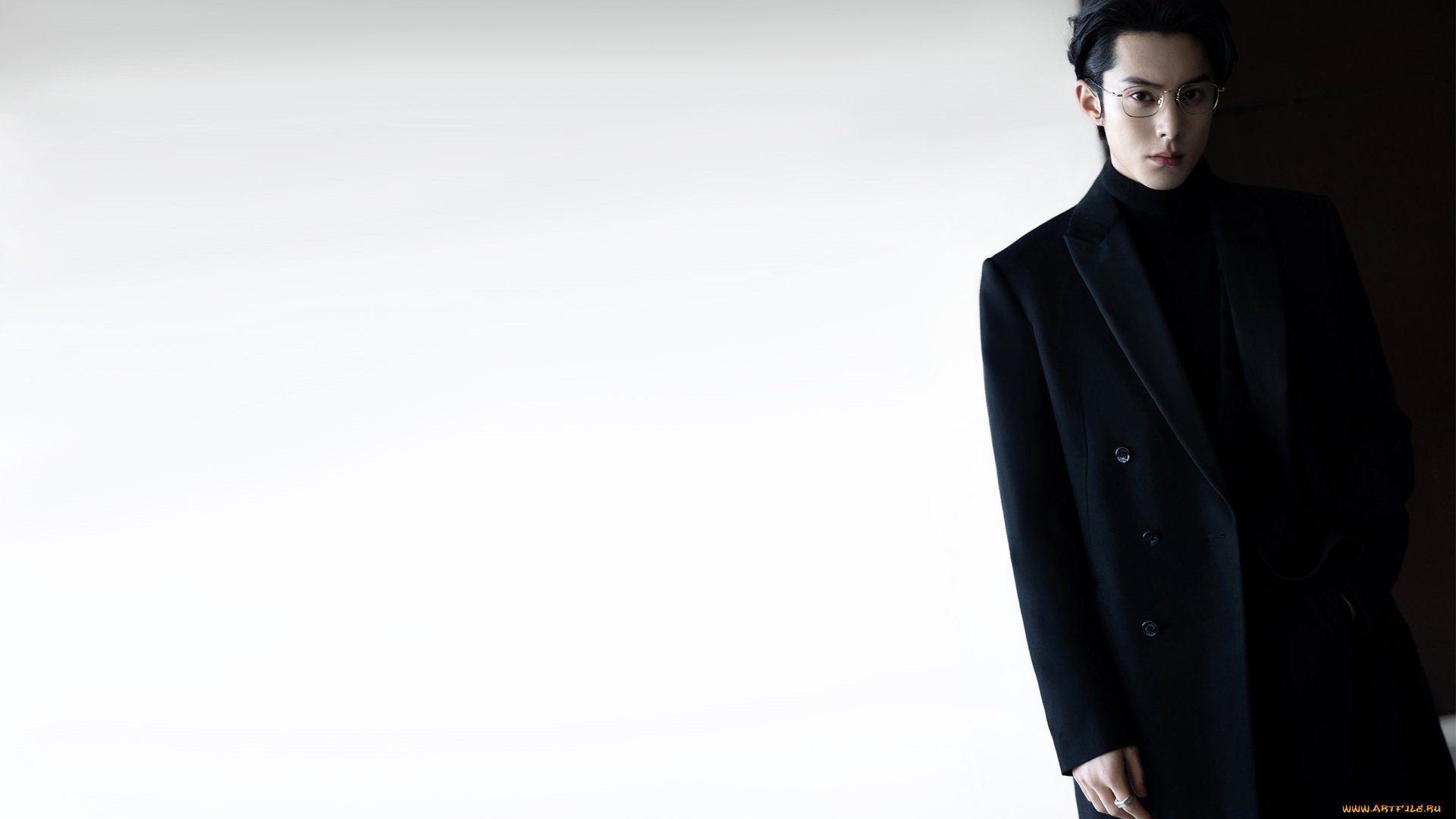 мужчины, wang, hedi, , dylan, wang, актер, очки, пальто