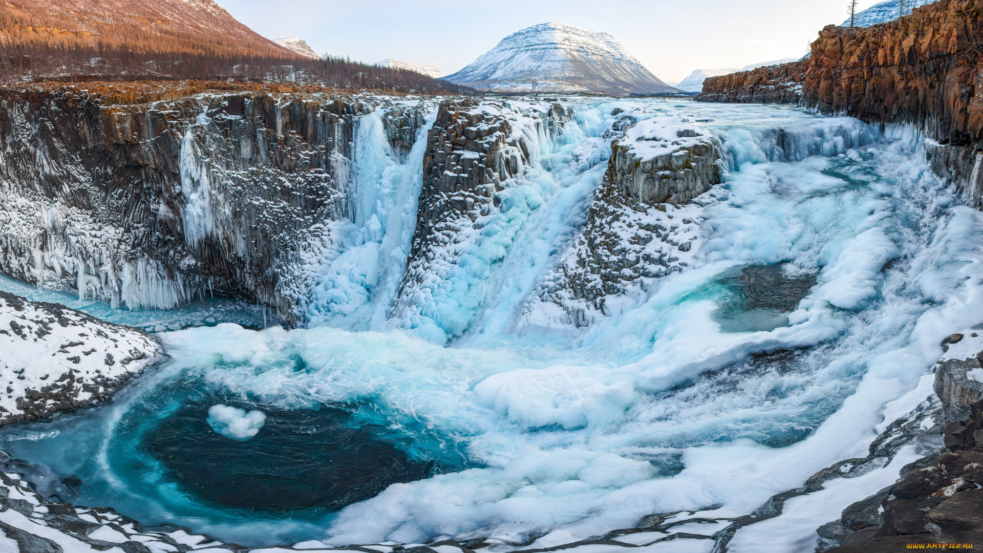 природа, айсберги, и, ледники, плато, путорана, среднесибирское, плоскогорье, красноярский, край