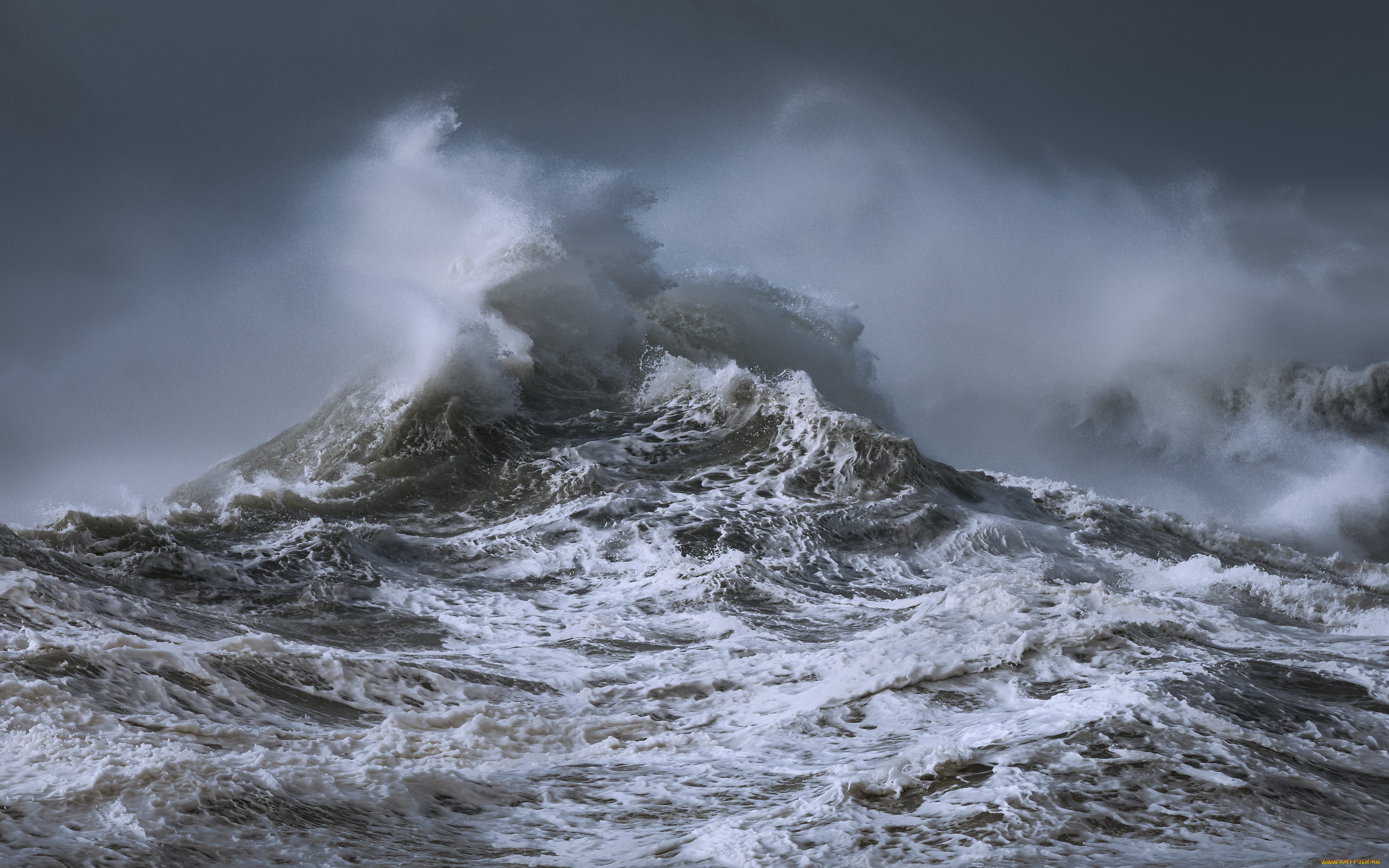 природа, стихия, волна