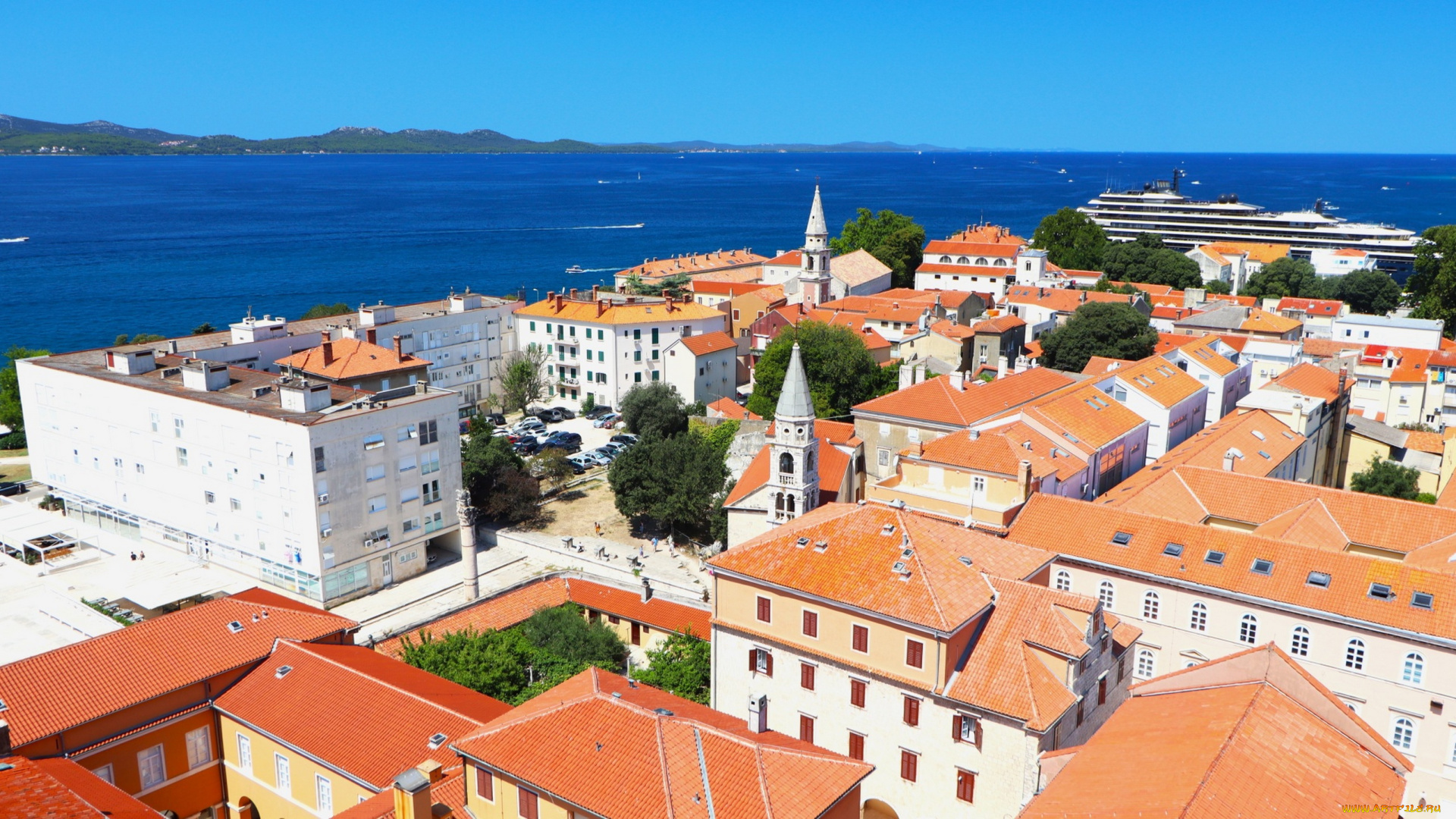 zadar, croatia, города, -, панорамы