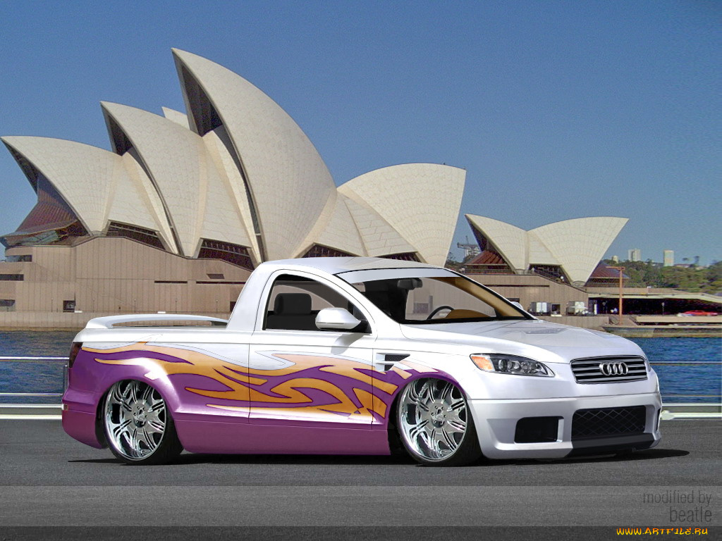 audi, автомобили, виртуальный, тюнинг