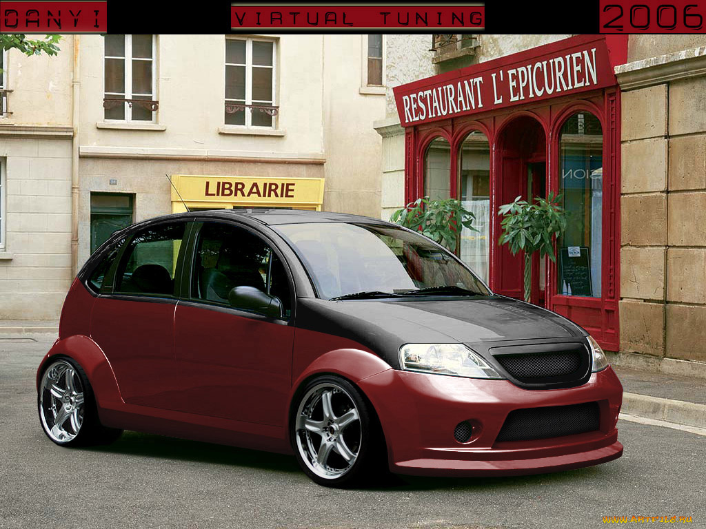 citroen, c3, автомобили, виртуальный, тюнинг