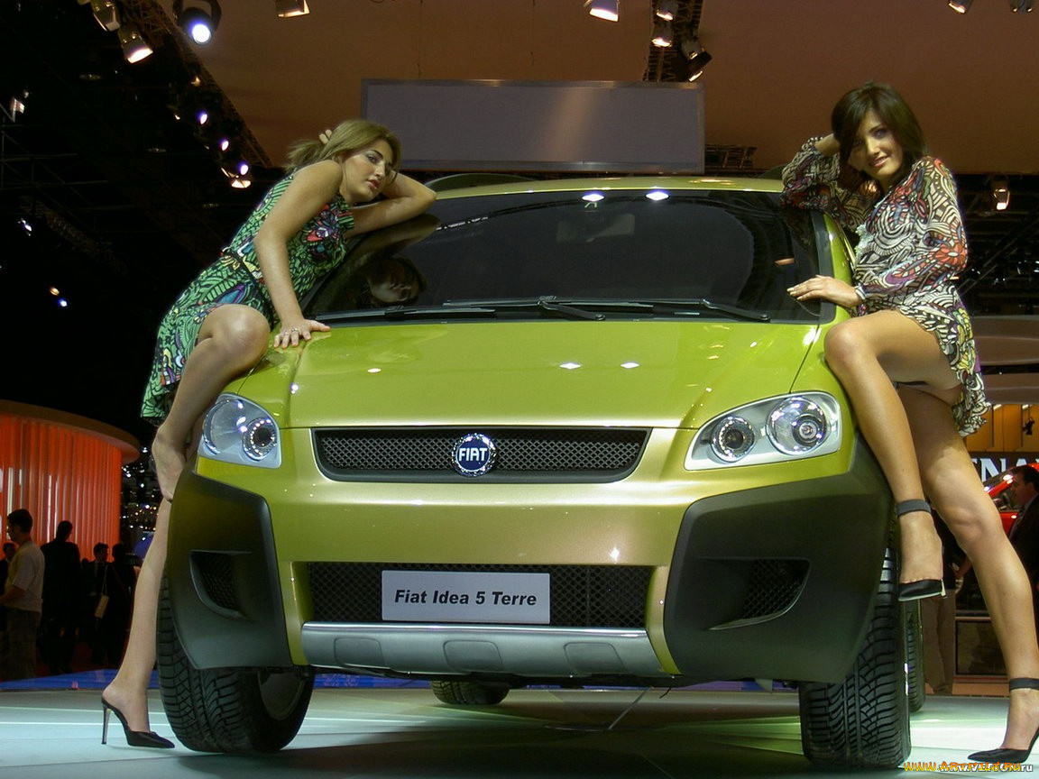 fiat, idea, автомобили, авто, девушками