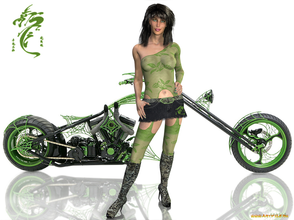 мотоциклы, 3d