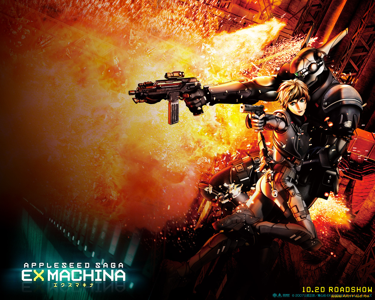 аниме, appleseed
