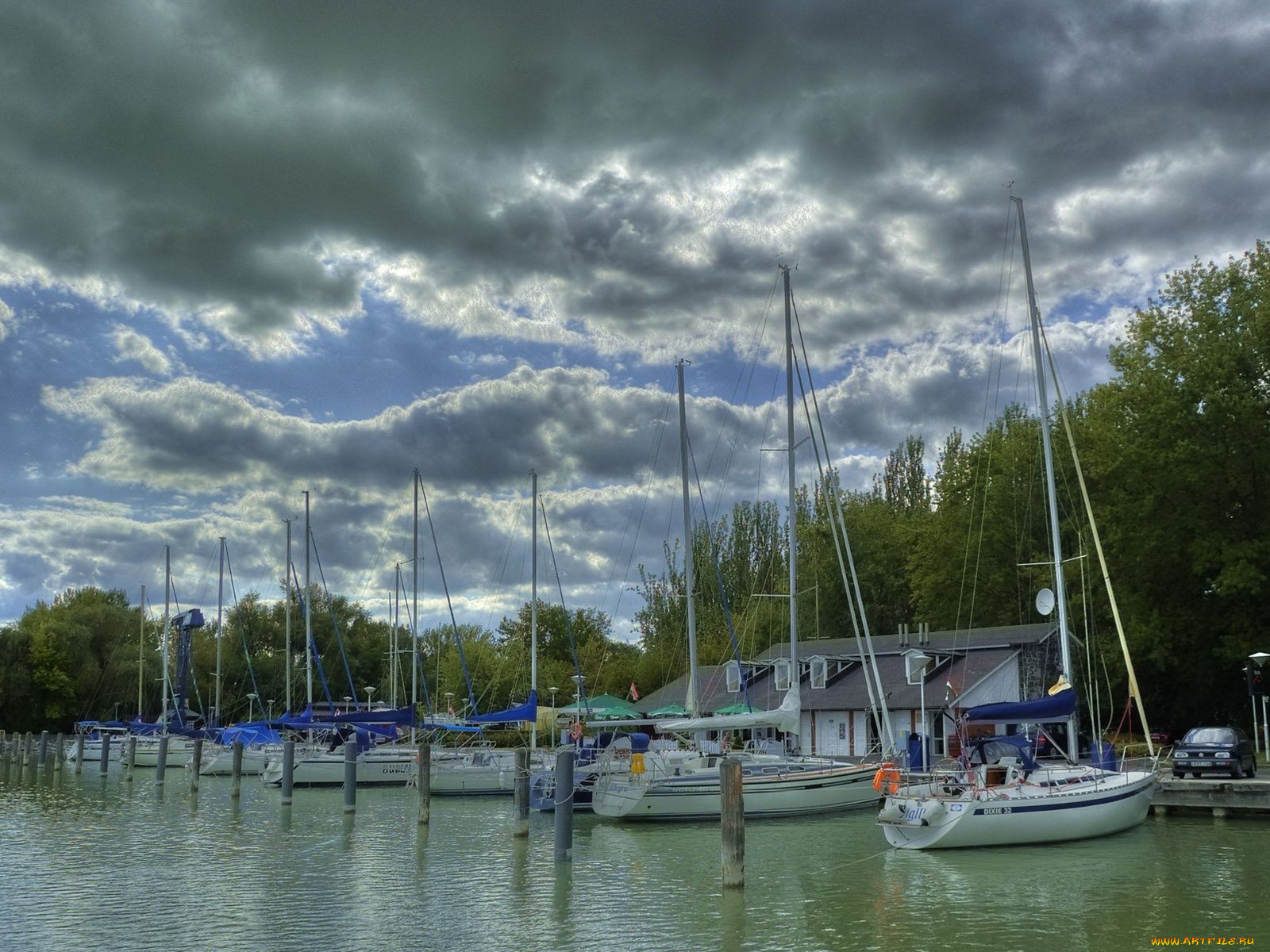 корабли, порты, причалы