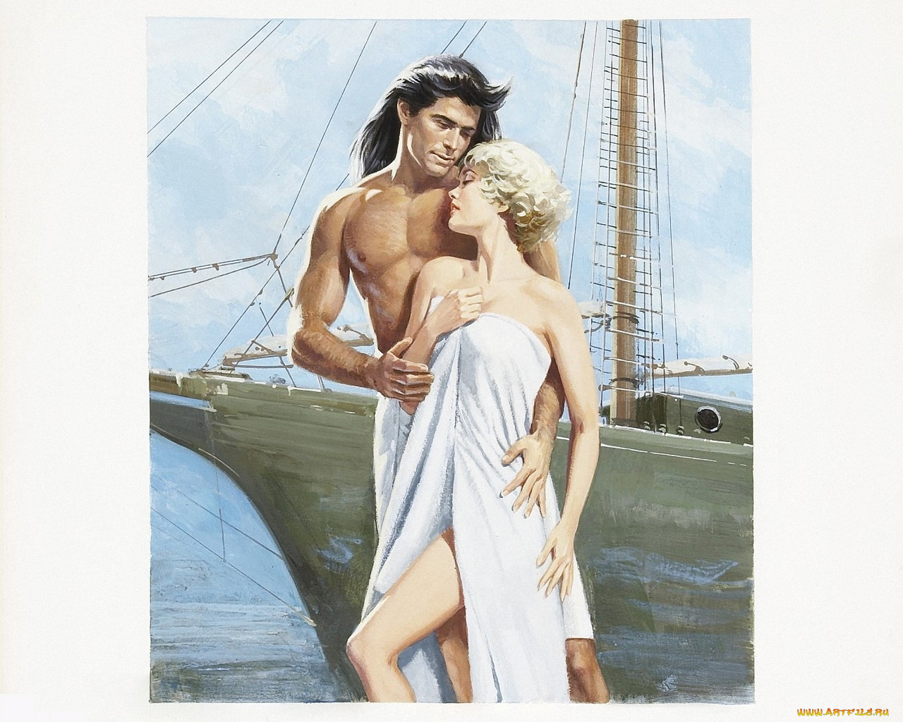 рисованные, люди