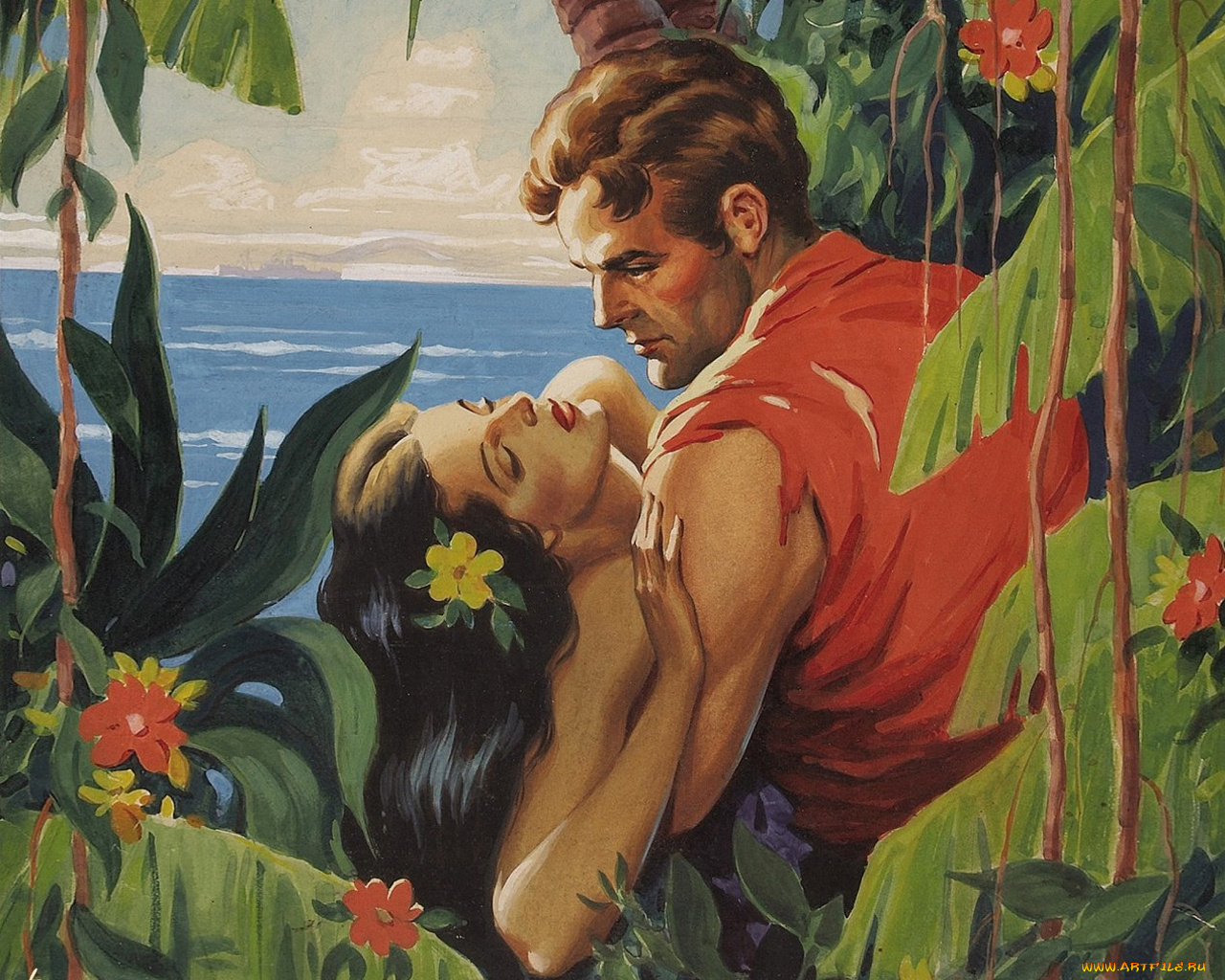 рисованные, люди