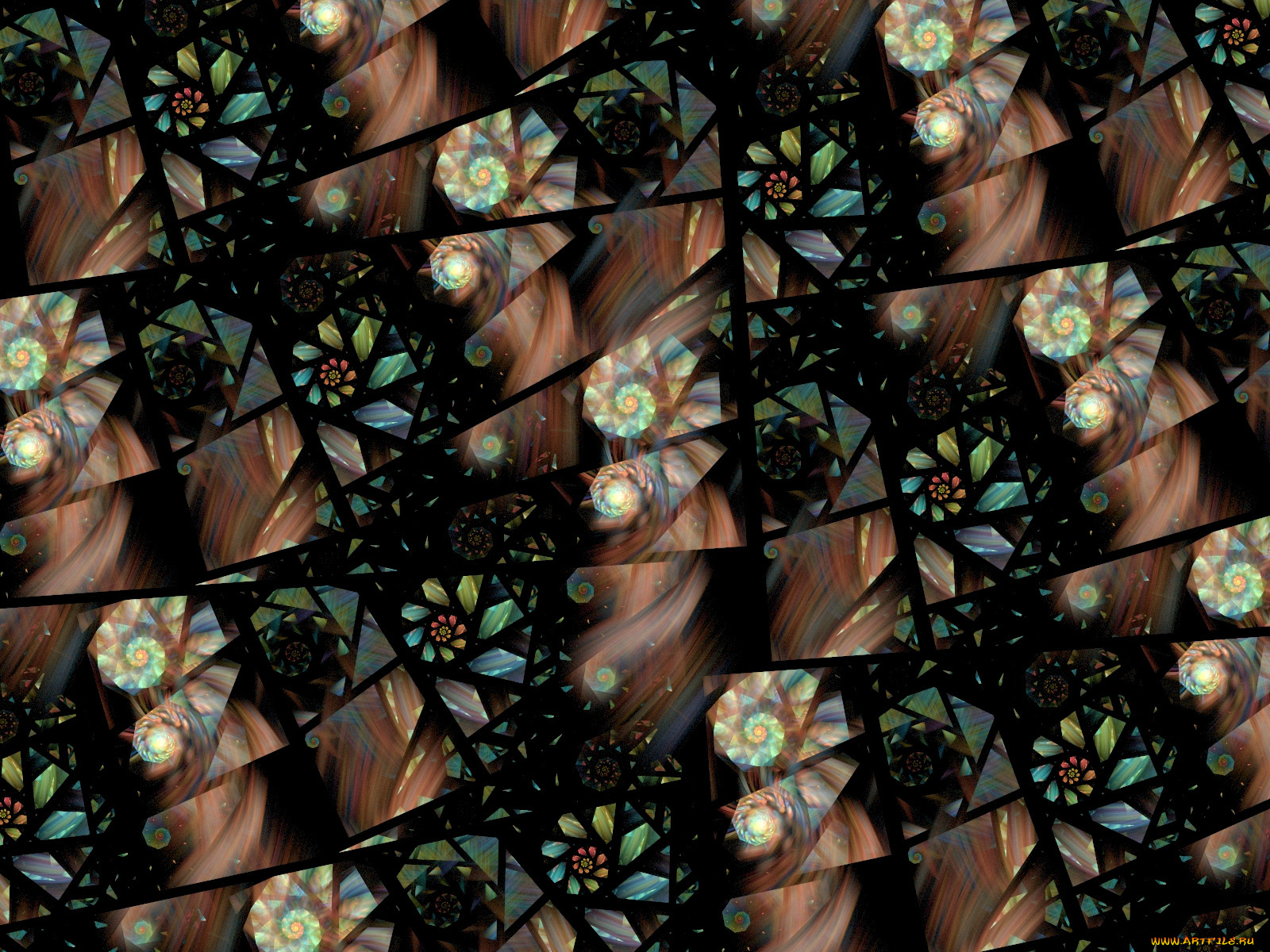 3д, графика, fractal, фракталы, узор, фон