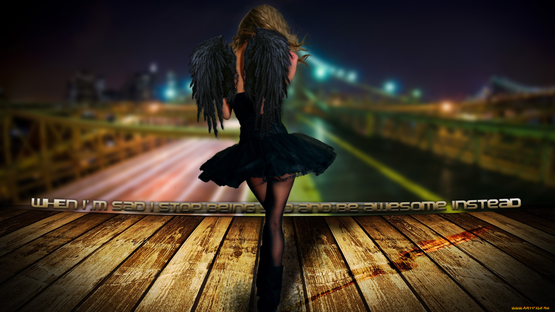 -Unsort, Креатив, девушки, unsort, креатив, крылья, чулки