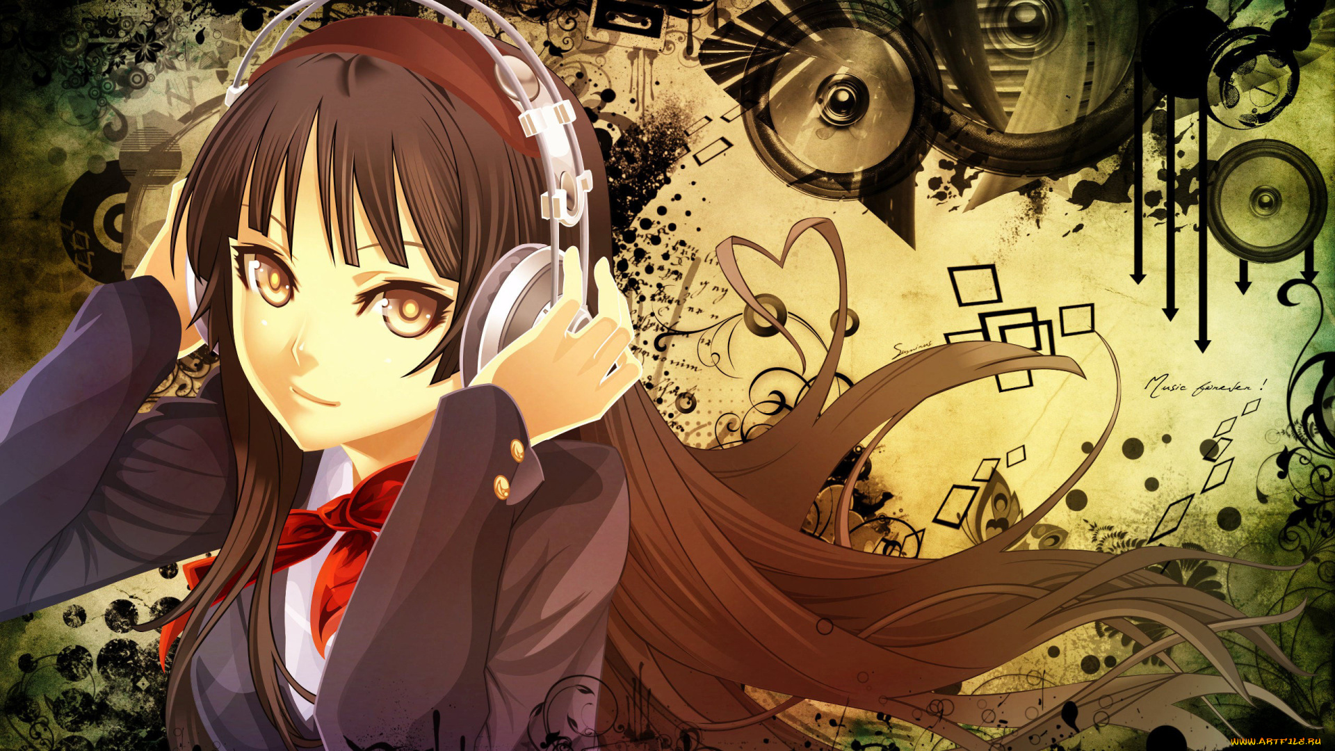 akiyama, mio, аниме, on, k-on