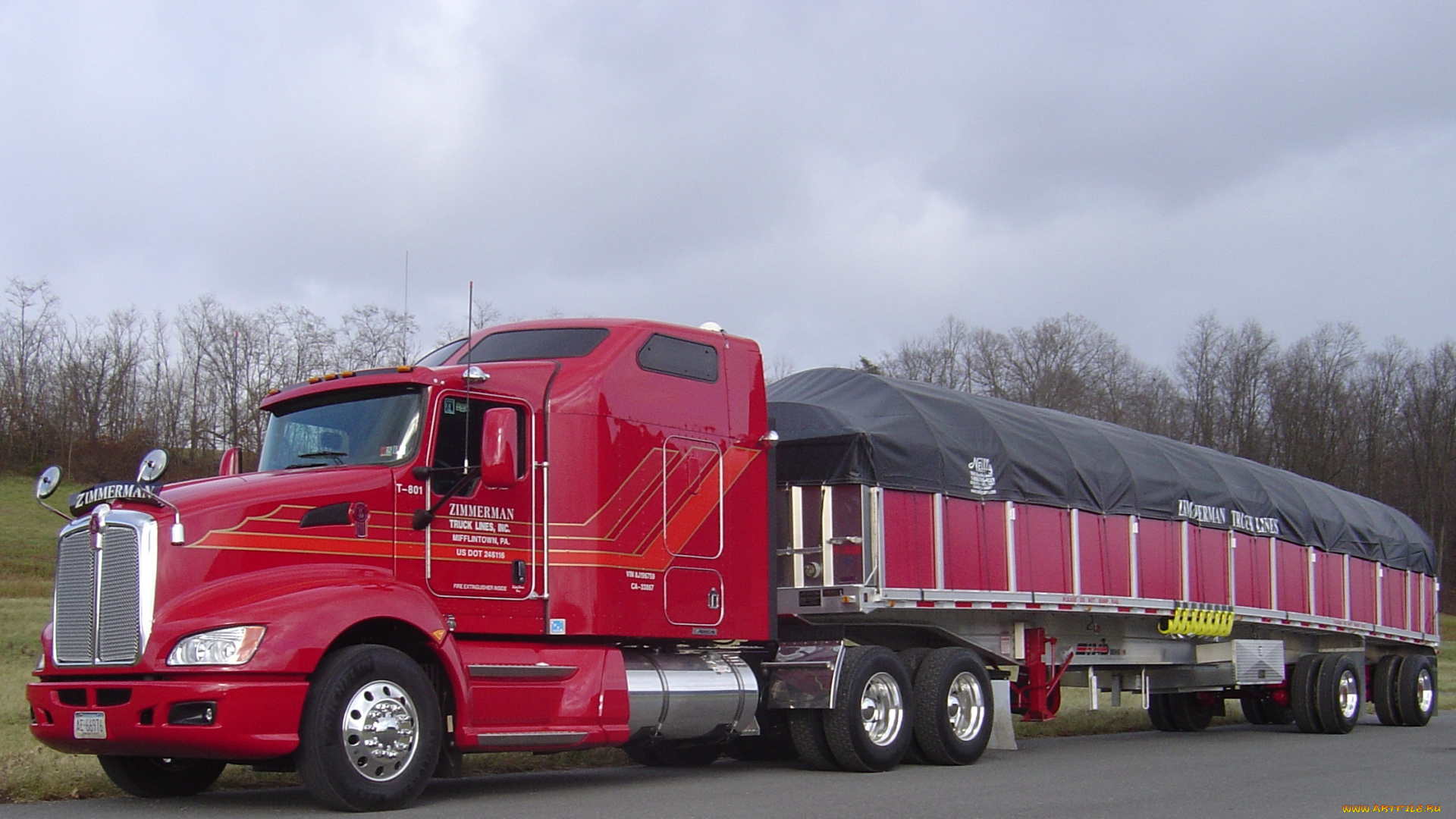 автомобили, kenworth, грузовик