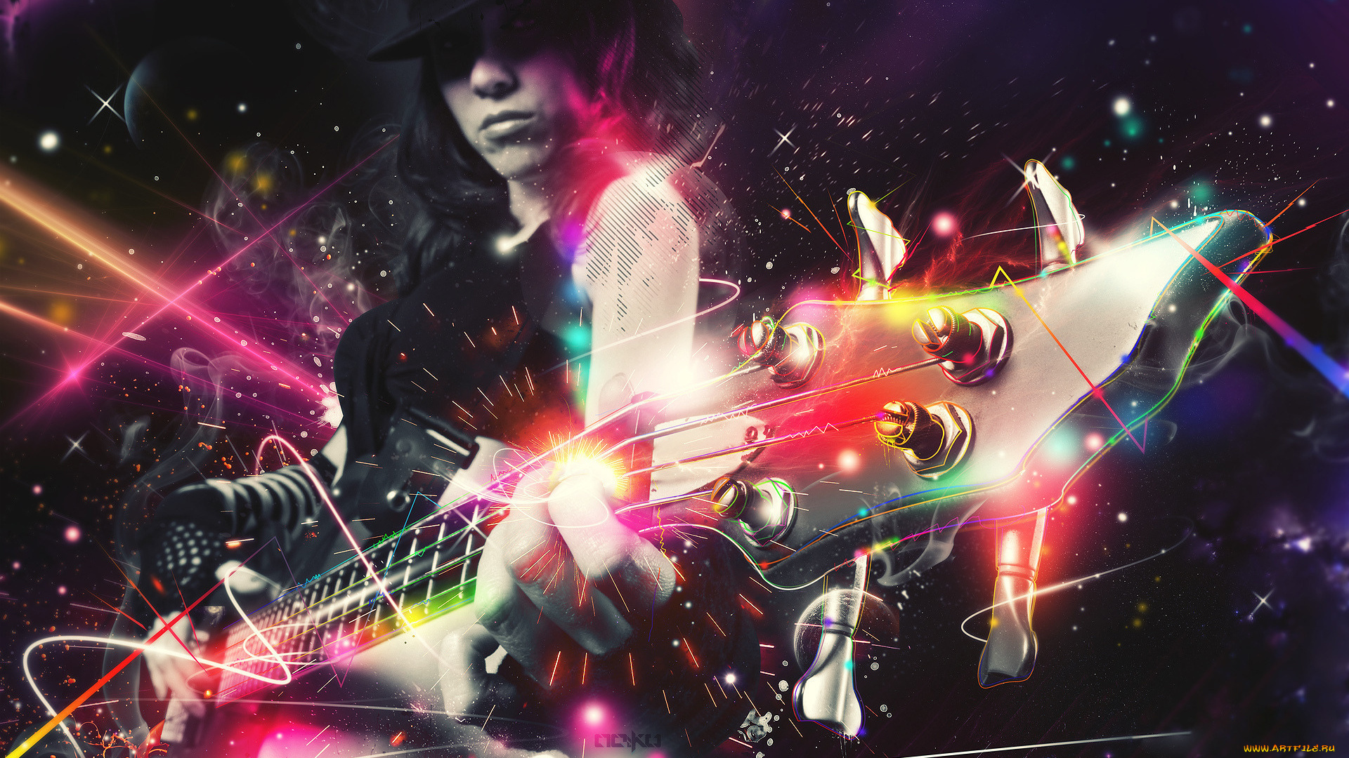 разное, компьютерный, дизайн, гитара