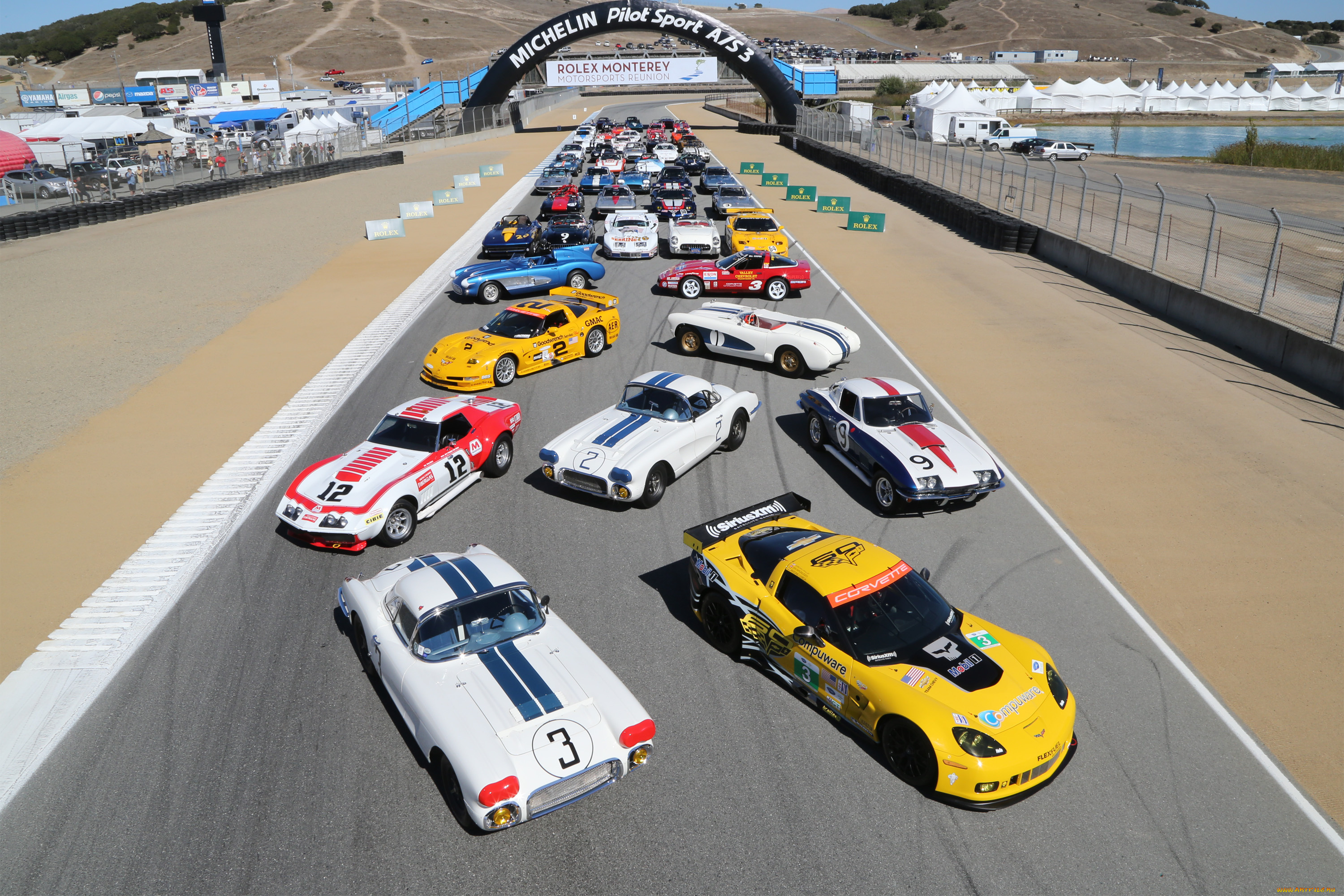 автомобили, выставки, и, уличные, фото, corvette