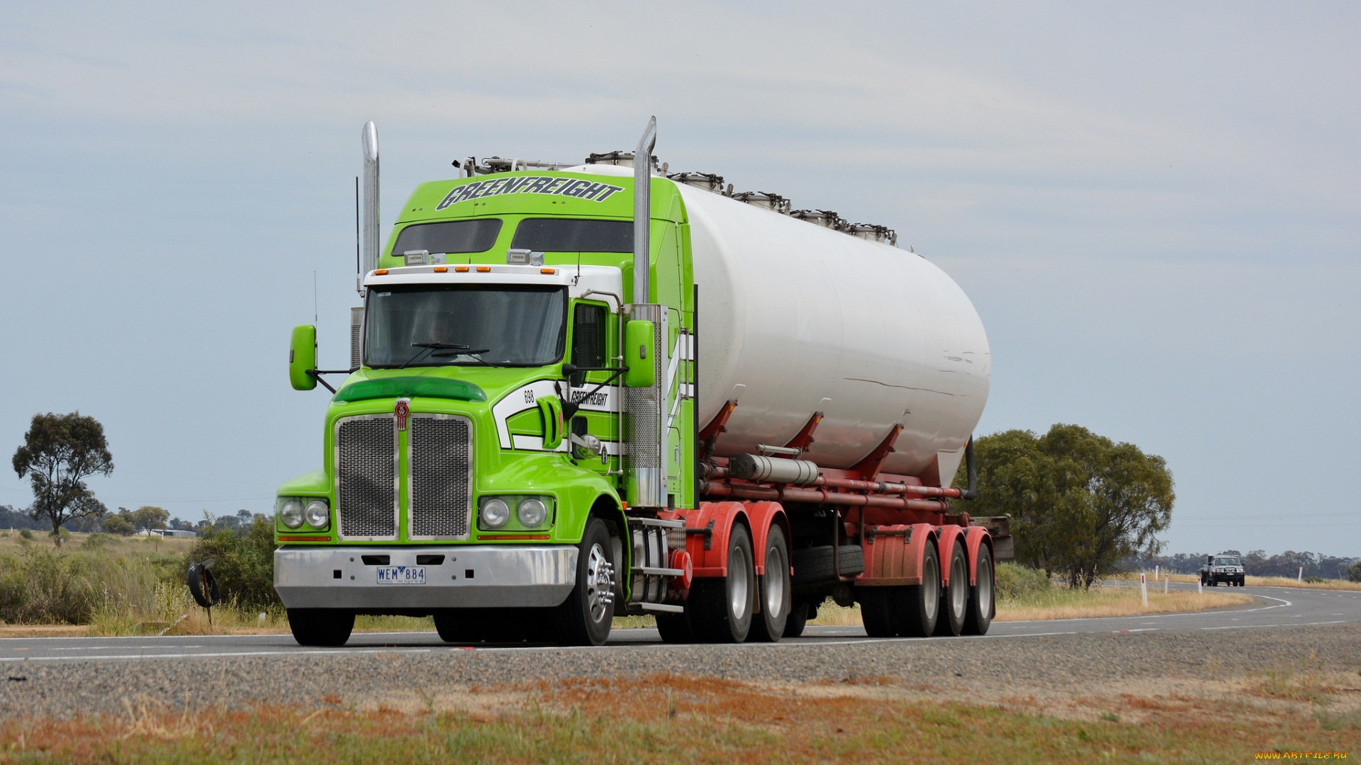 kenworth, автомобили, тяжелый, грузовик, седельный, тягач