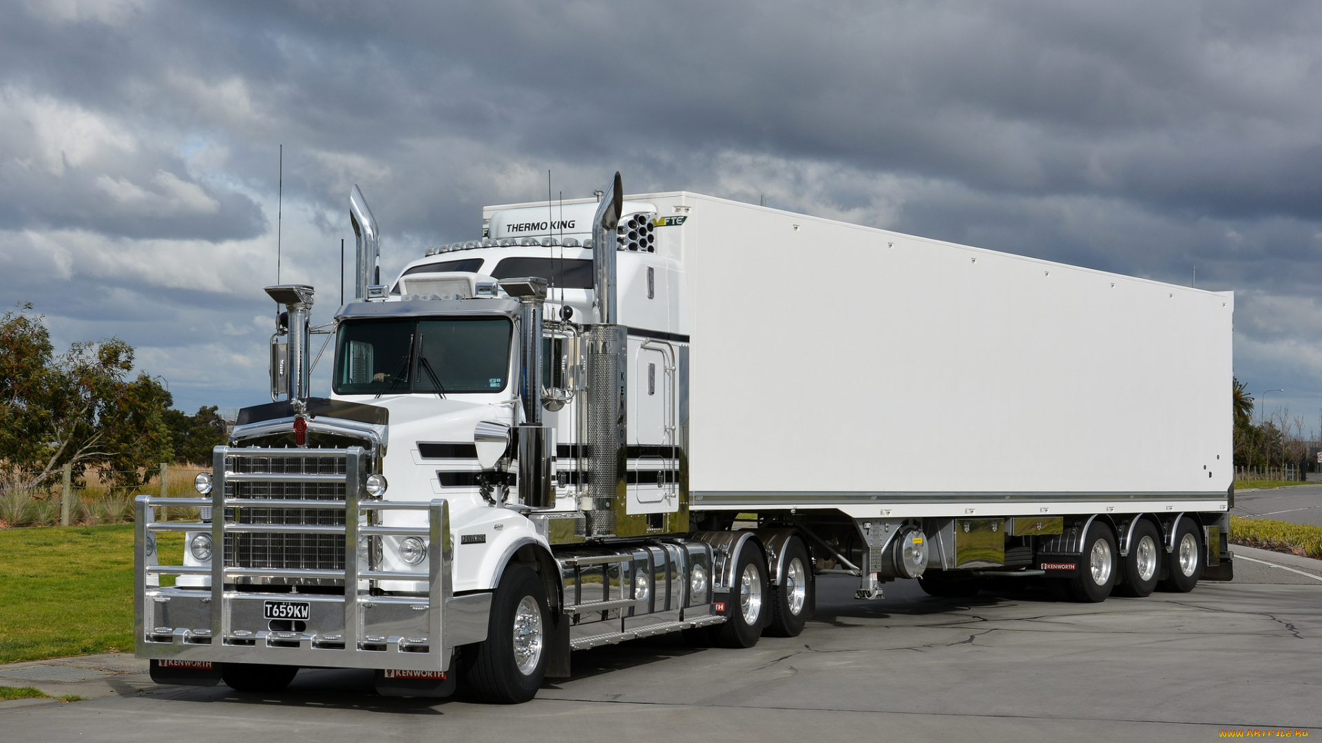 kenworth, автомобили, тяжелый, грузовик, седельный, тягач