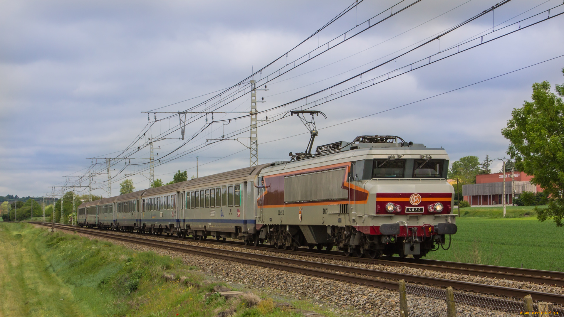 техника, электрички, железная, дорога, локомотив, состав