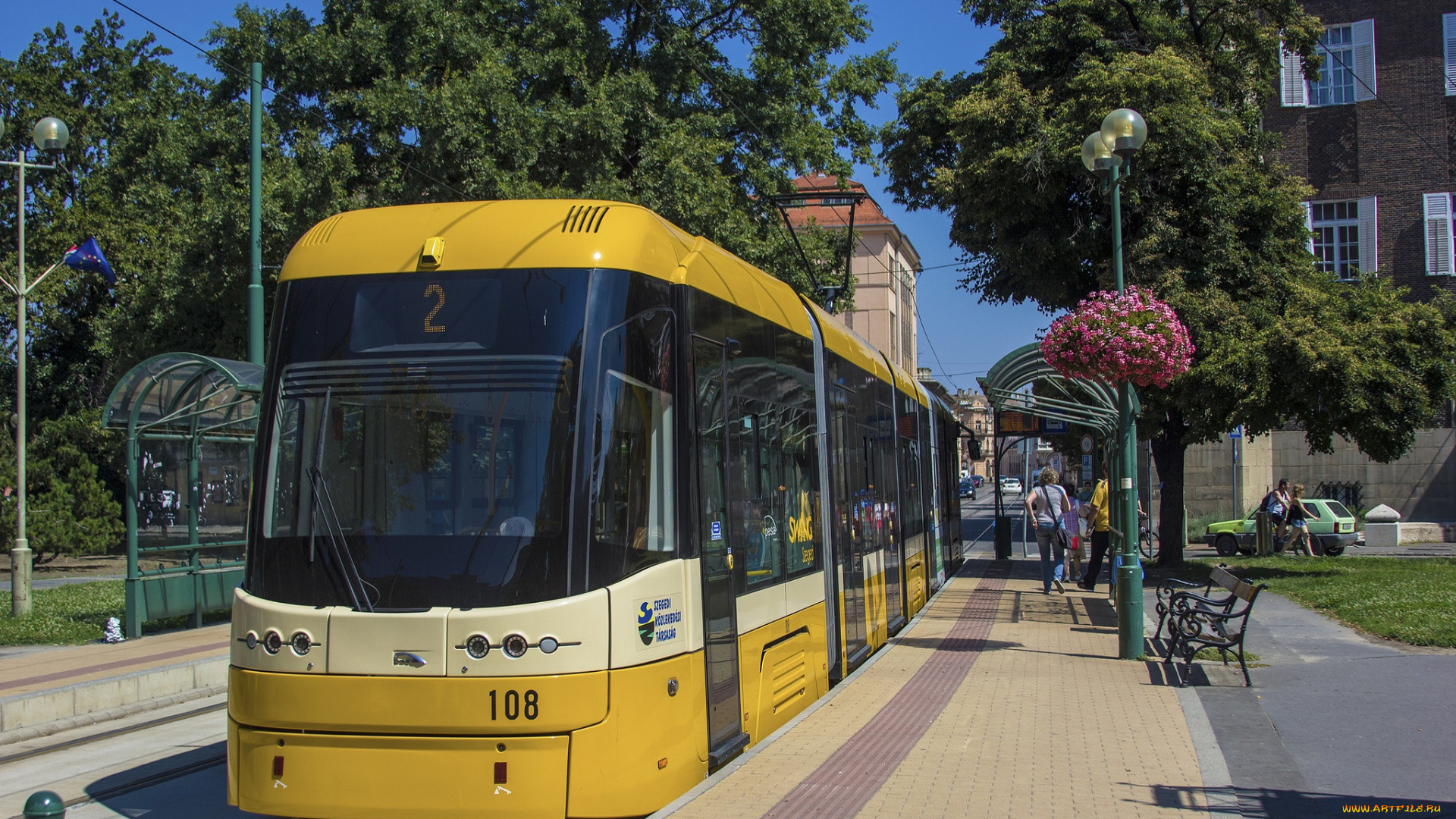 техника, трамваи, трамвай, город, рельсы