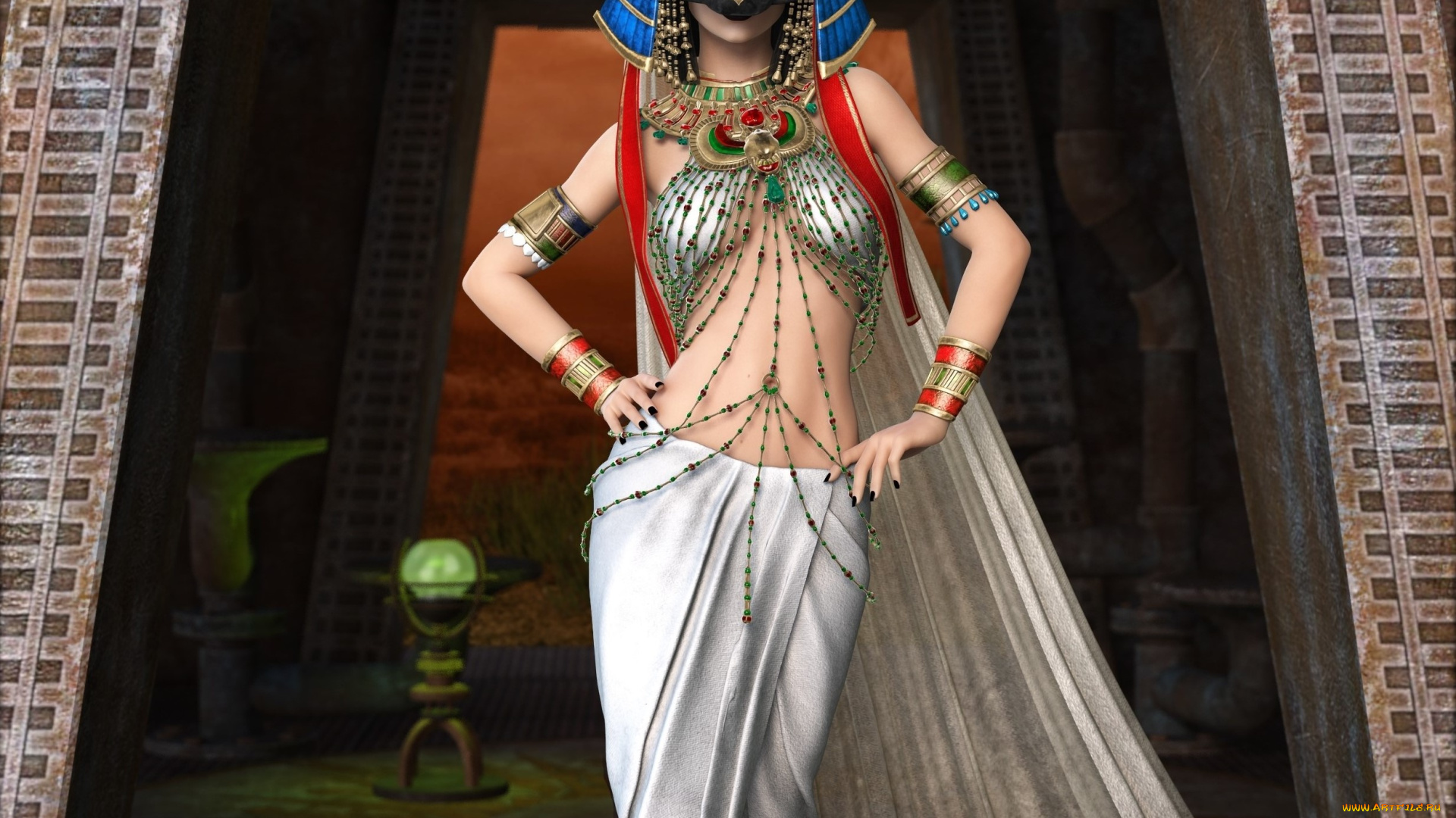 3д, графика, люди, , people, девушка, маска, фон, взгляд