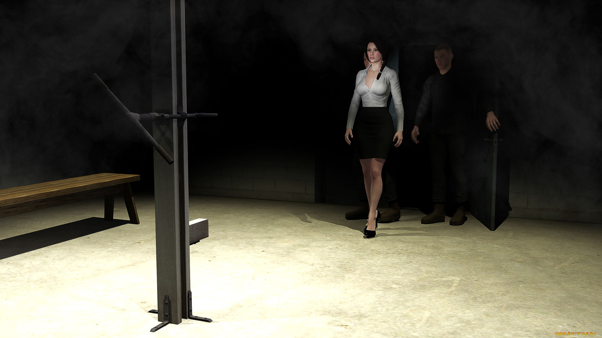 3д, графика, люди, , people, взгляд, девушка, парень, фон