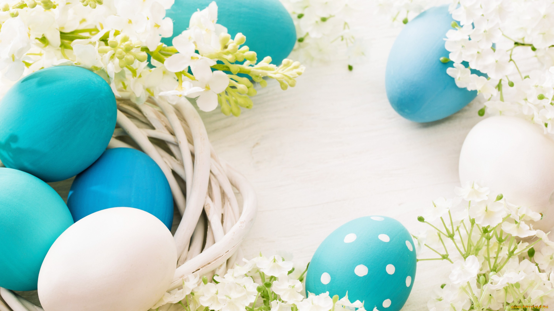 праздничные, пасха, flowers, decoration, spring, easter, eggs, happy, весна, цветы, яйца