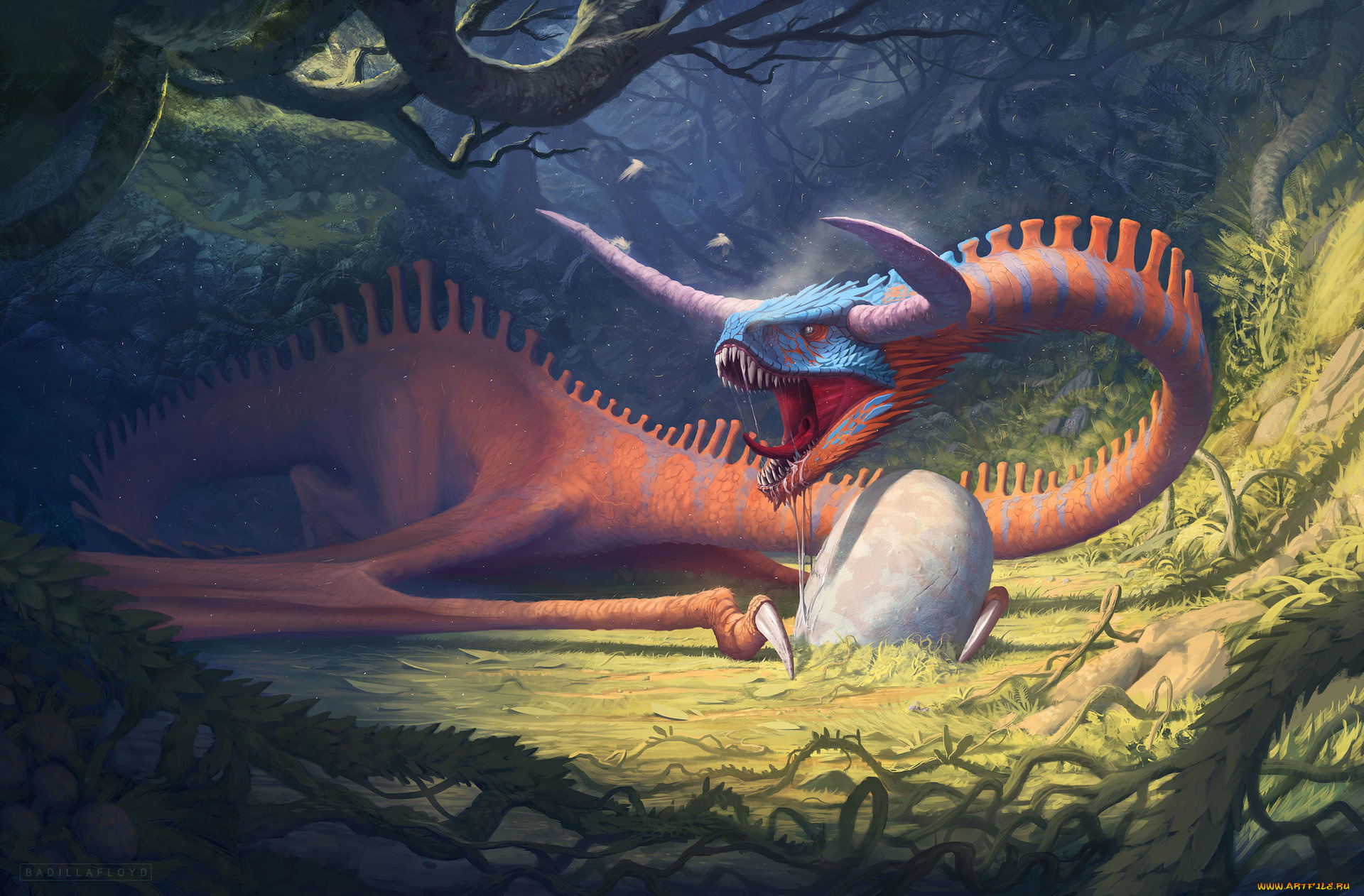 фэнтези, драконы, яйцо, дракон