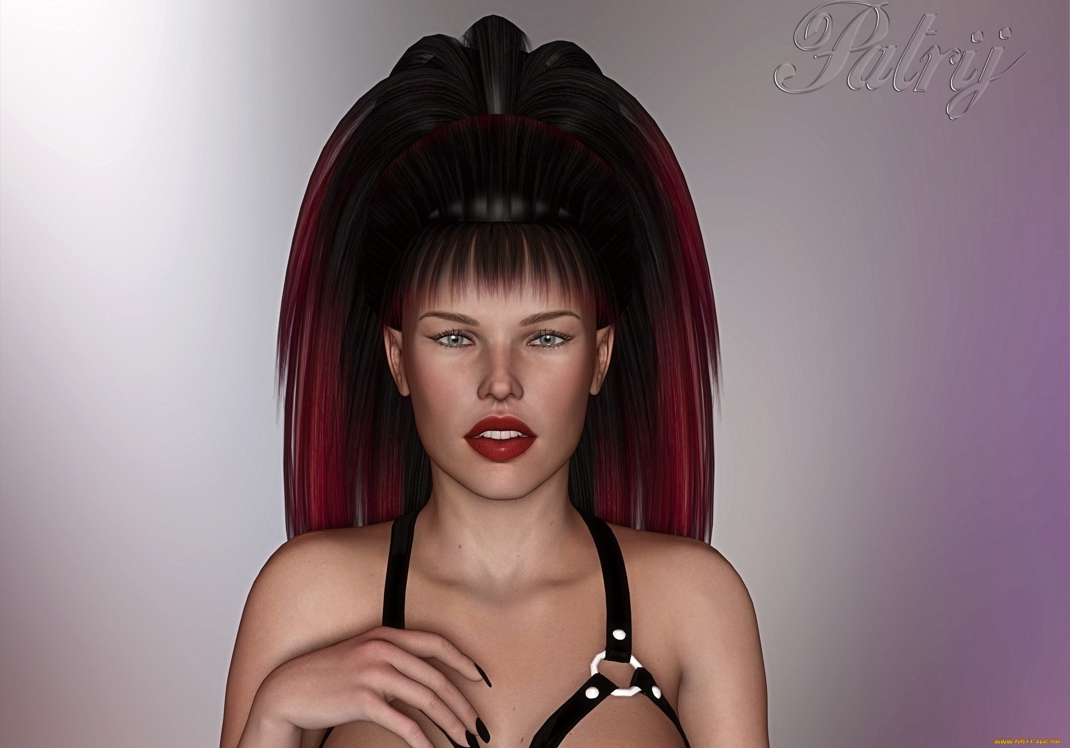 3д, графика, портрет, , portraits, девушка, взгляд, фон