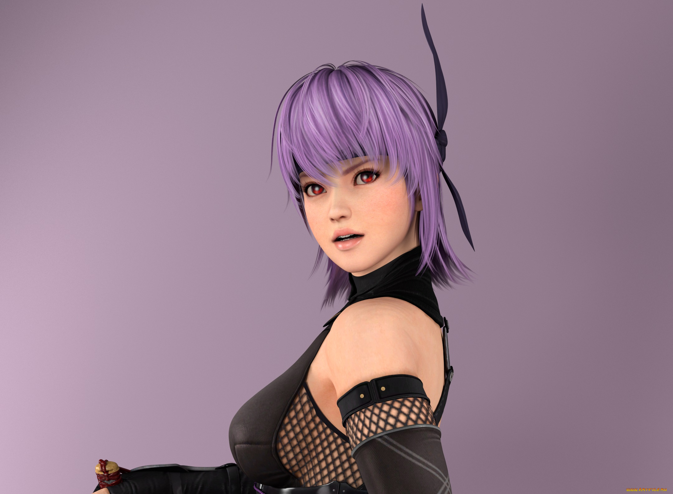 3д, графика, аниме, , anime, фон, взгляд, девушка