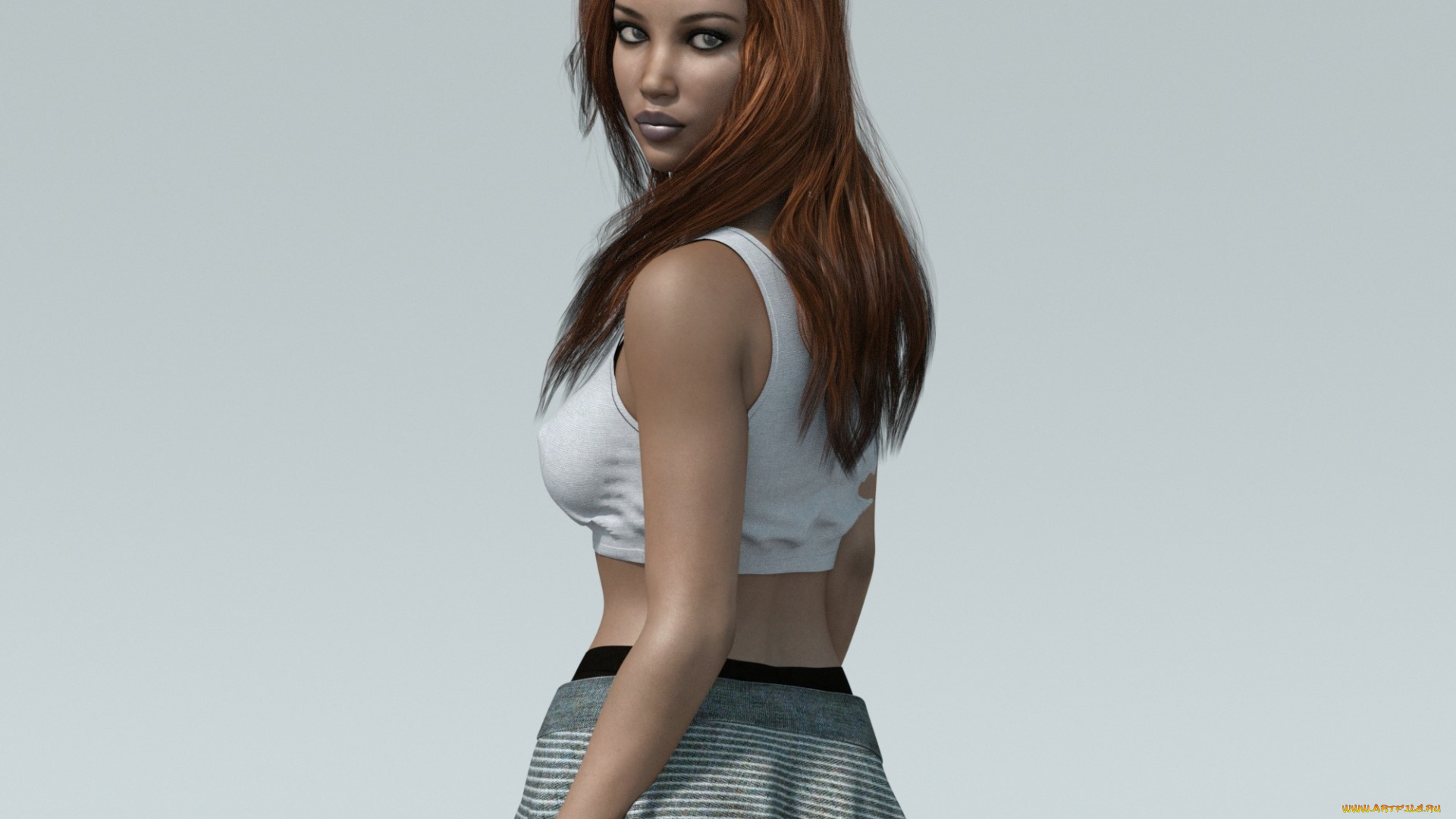 3д, графика, люди, , people, взгляд, девушка, фон