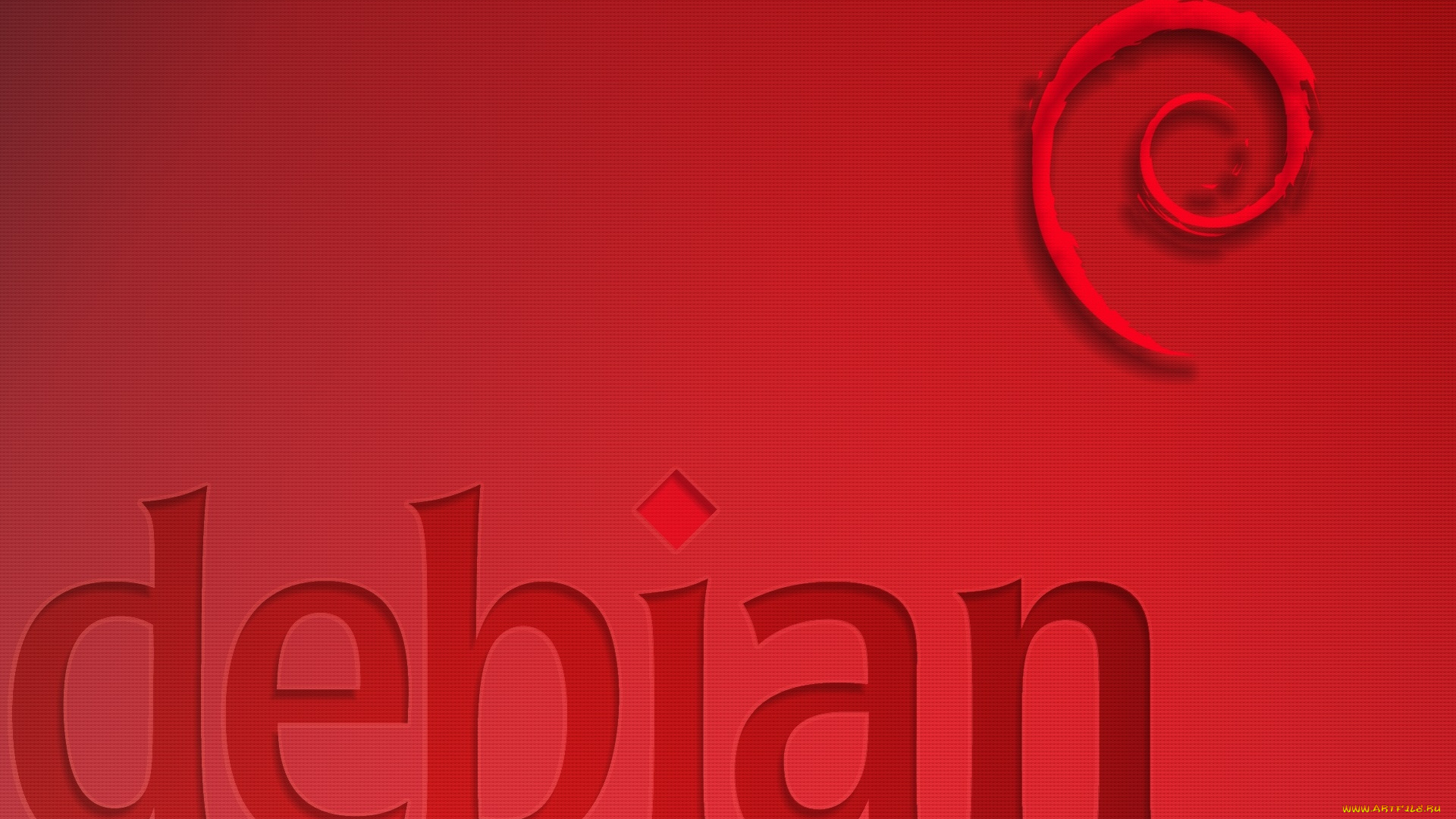 компьютеры, debian, логотип, фон