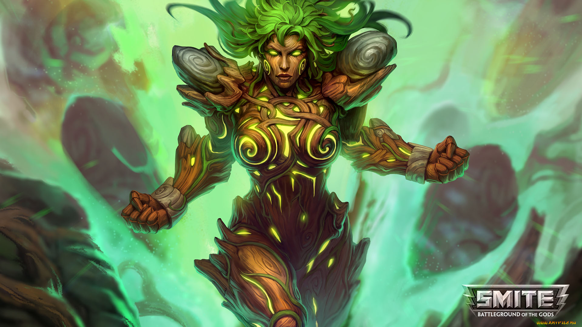 видео, игры, smite, action, ролевая, онлайн