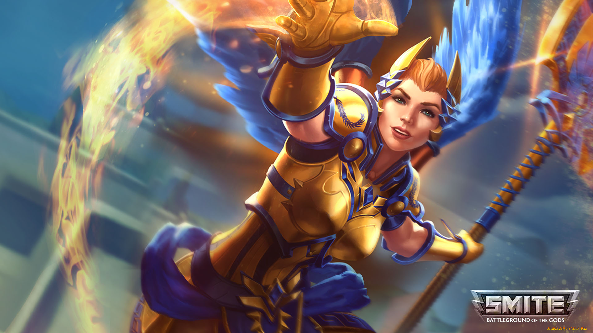 видео, игры, smite, ролевая, action, онлайн