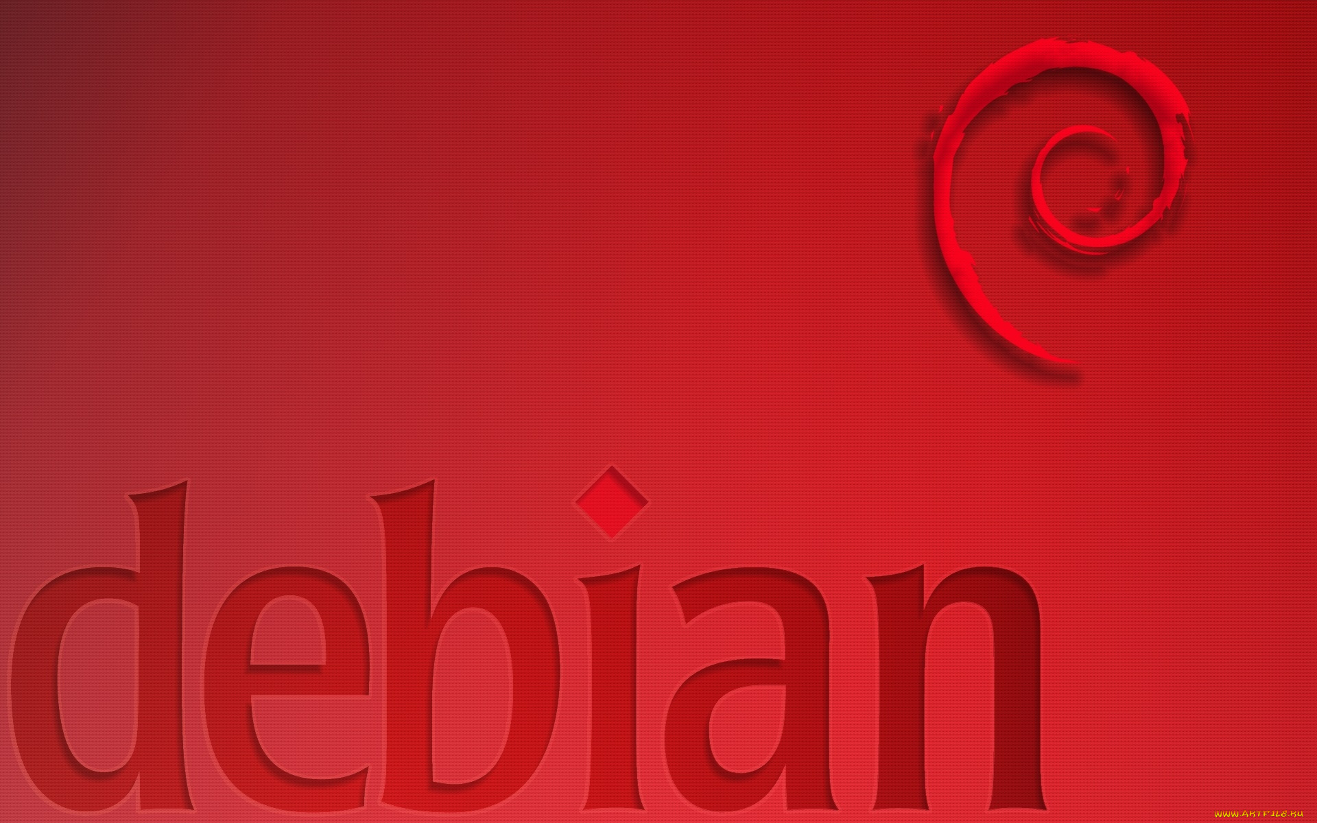 компьютеры, debian, логотип, фон