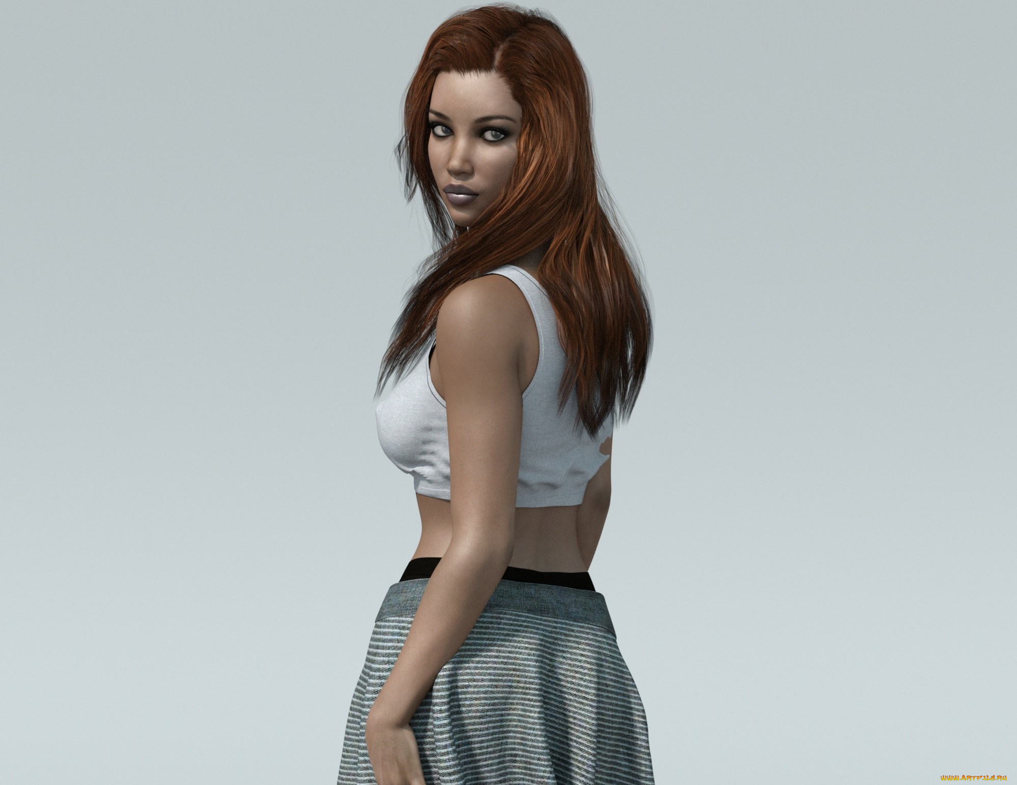 3д, графика, люди, , people, взгляд, девушка, фон