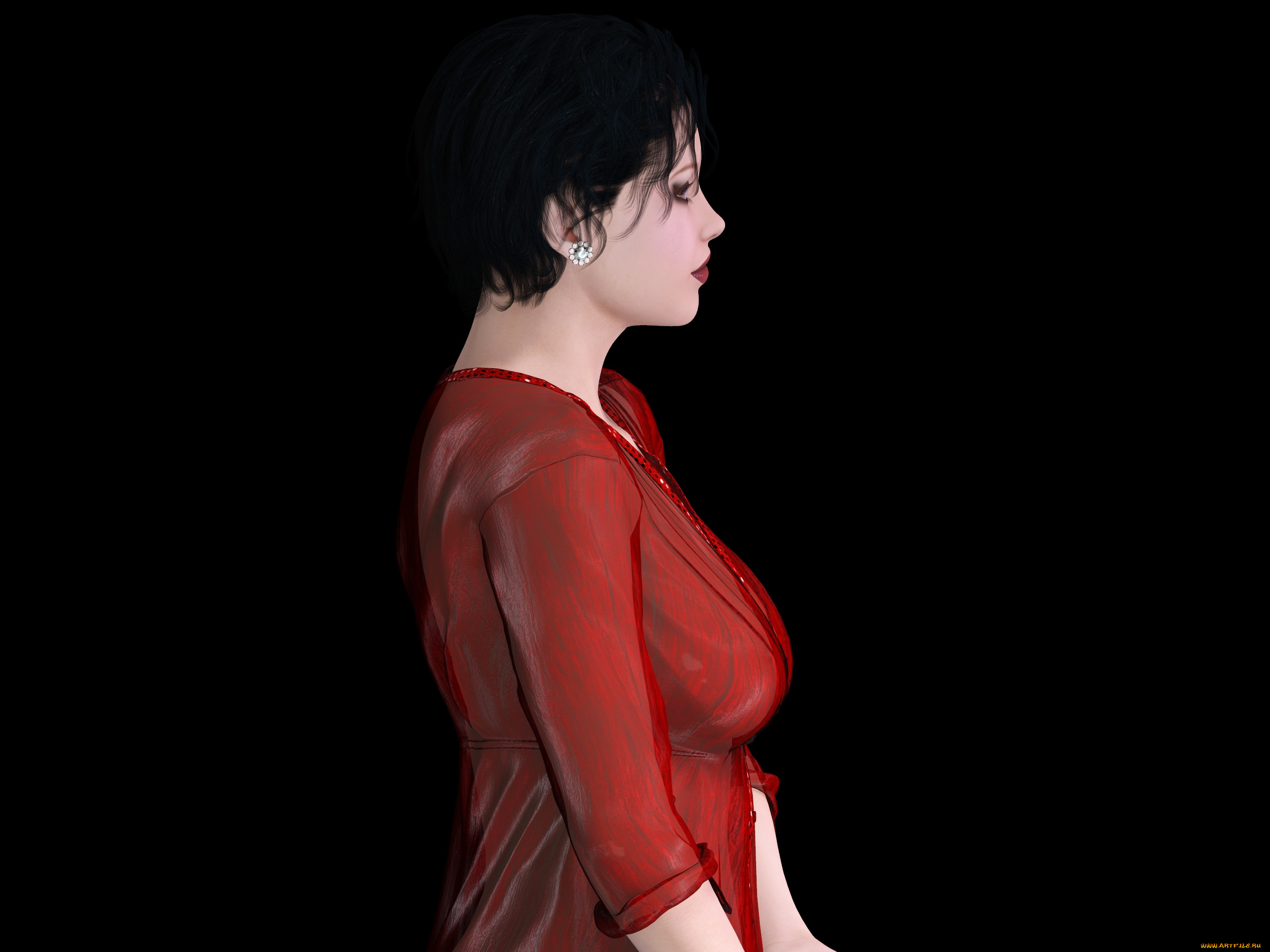 3д, графика, люди, , people, девушка, фон, взгляд