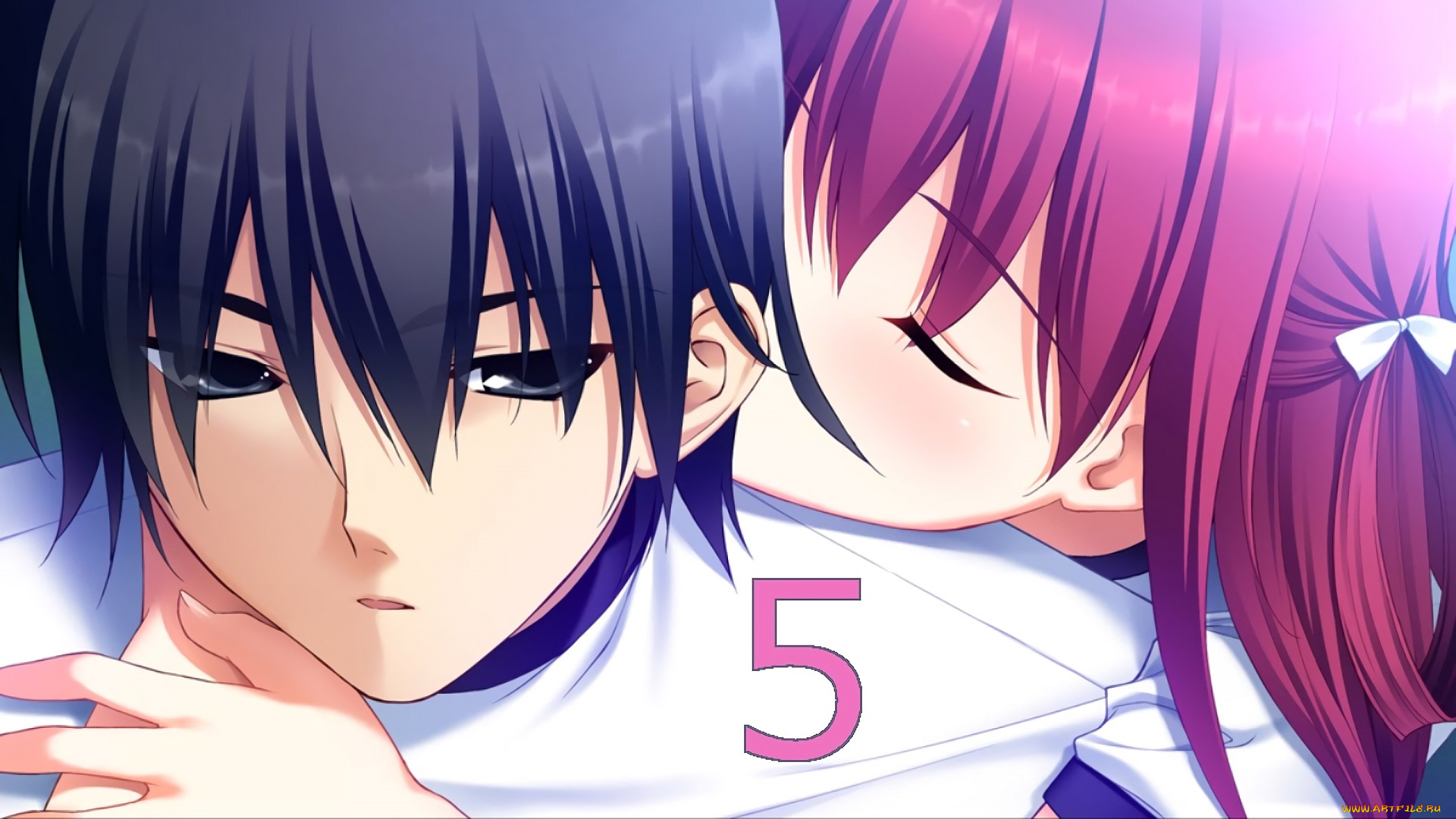 аниме, grisaia, no, kajitsu, двое