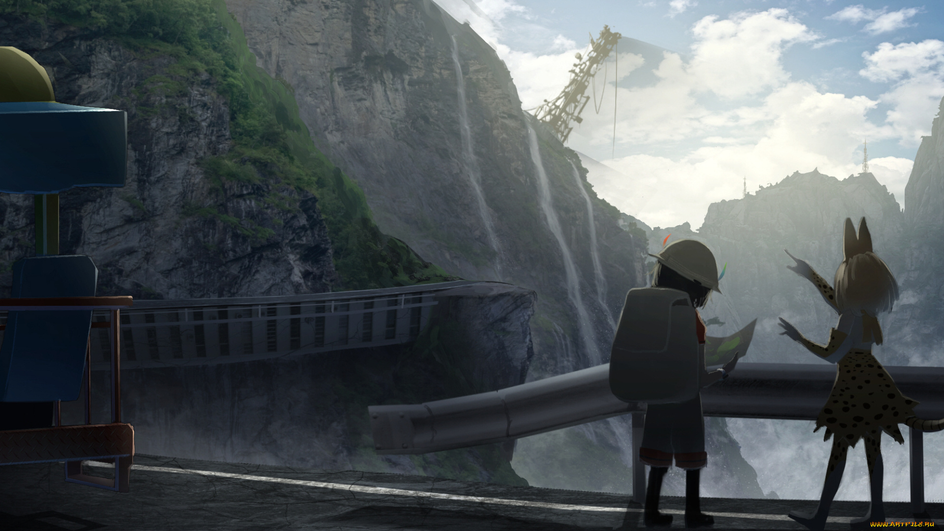 аниме, kemono, friends, девочки