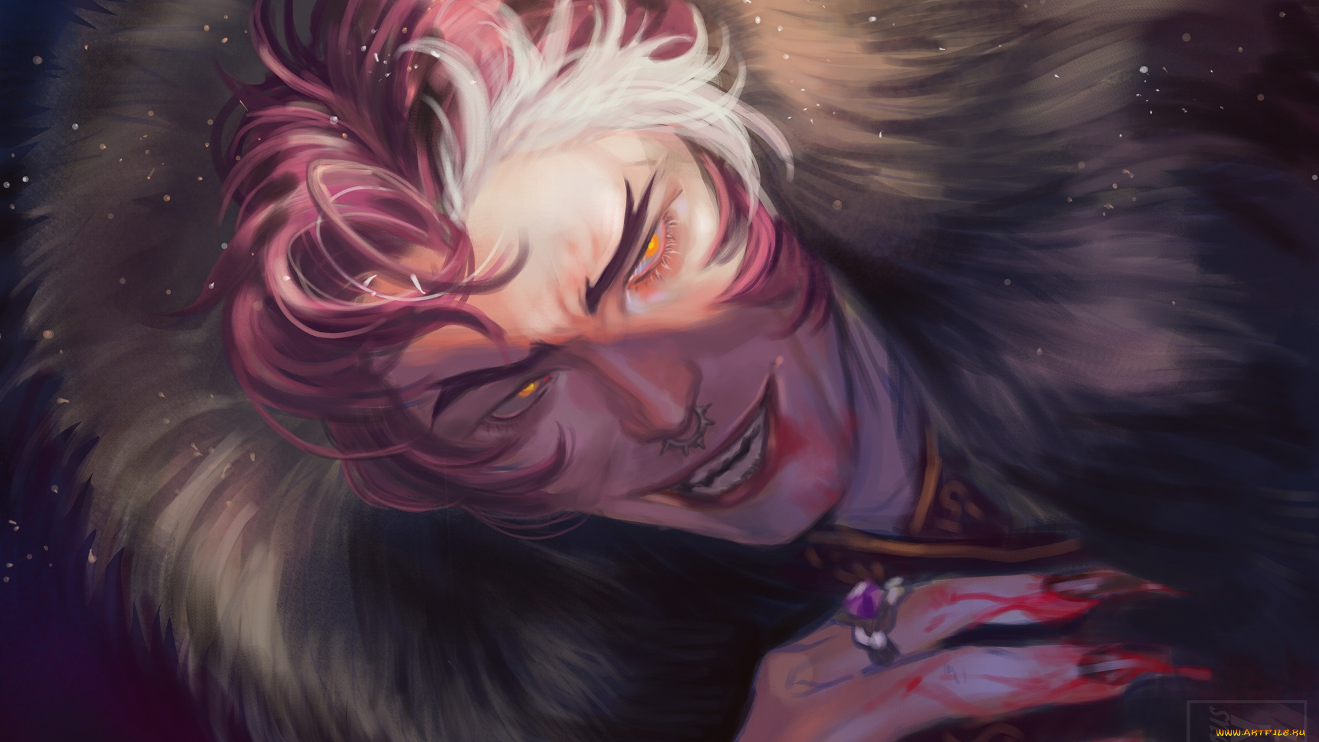 аниме, животные, , существа, взгляд