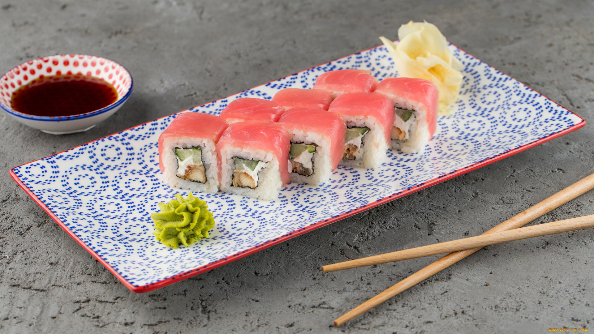 еда, рыба, , морепродукты, , суши, , роллы, соевый, соус, восаби, имбирь, роллы
